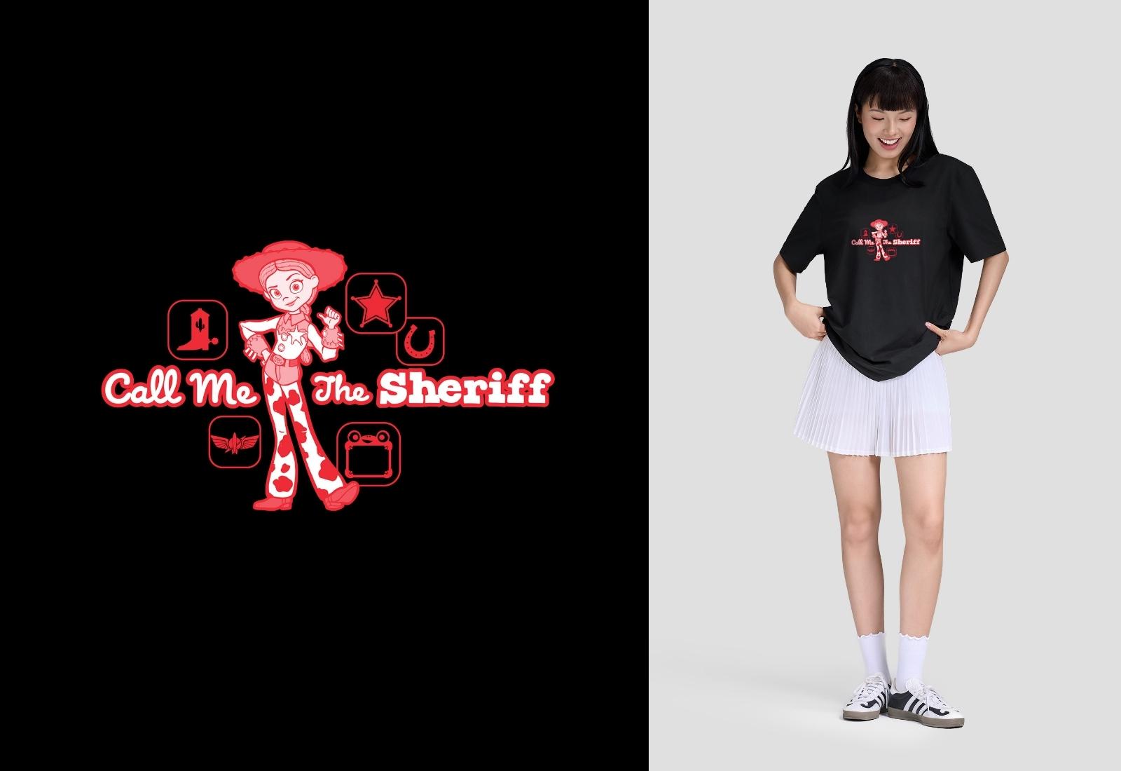 Áo thun Toy Story 5 Call Me The Sheriff