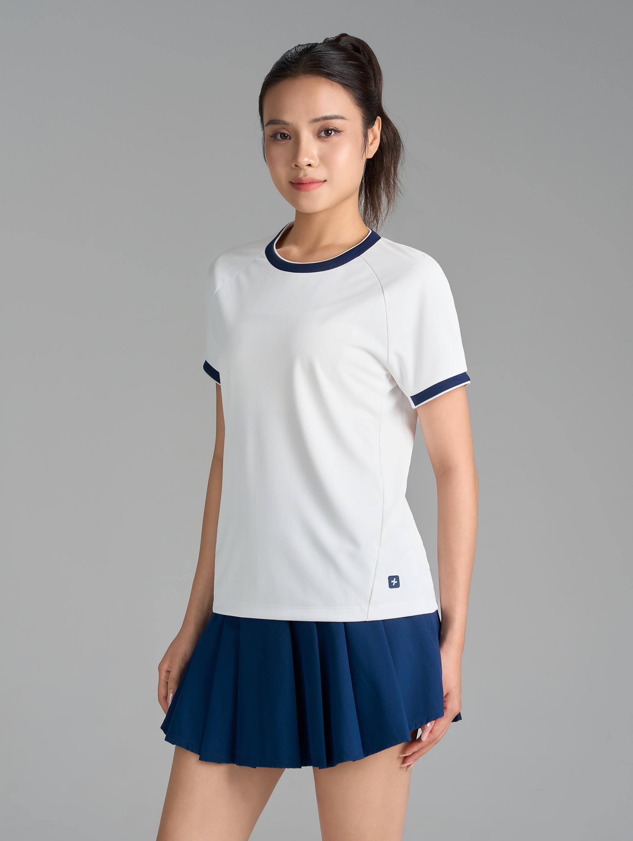 Áo Tshirt Pickleball nữ cổ tròn Zero Mark - undefined