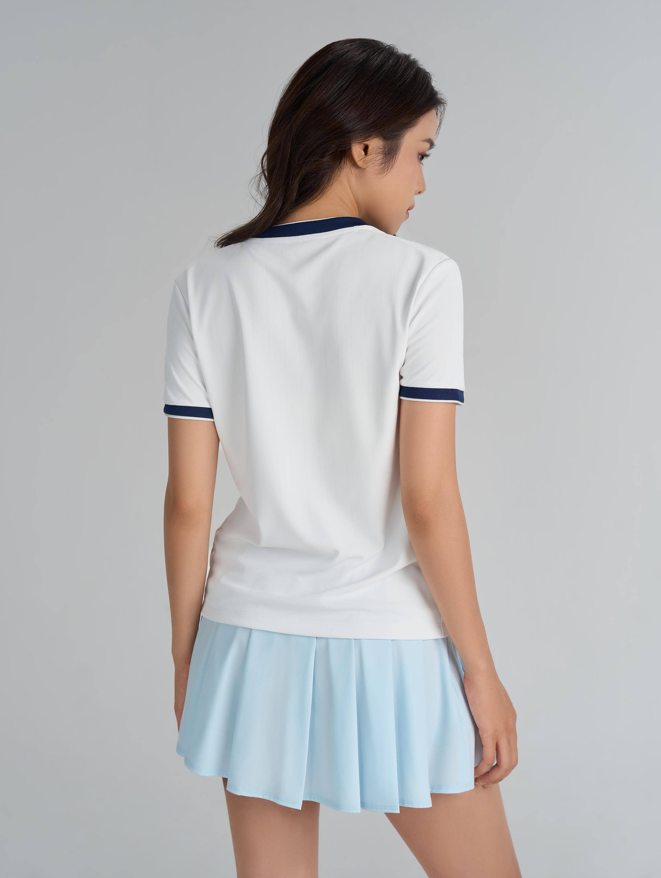 Áo Tshirt Pickleball nữ cổ V Zero Mark - undefined