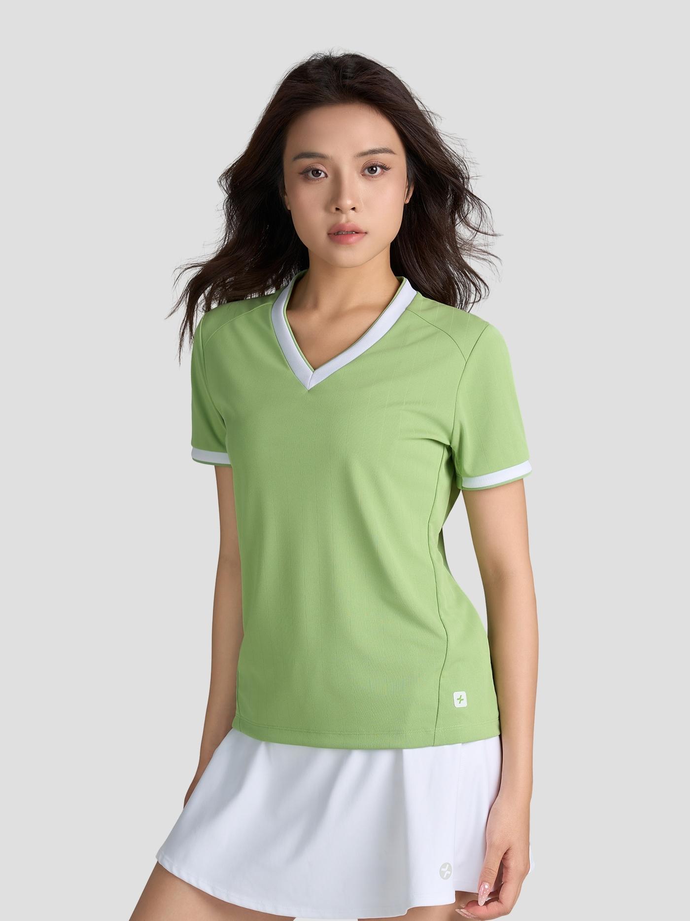 Áo Tshirt Pickleball nữ cổ V Zero Mark - undefined
