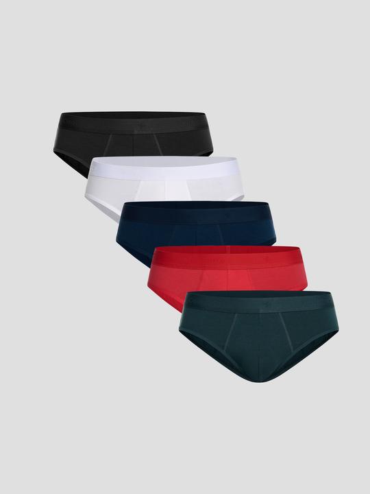 Pack 5 Quần lót nam Brief Cotton Co Giãn Origin - undefined