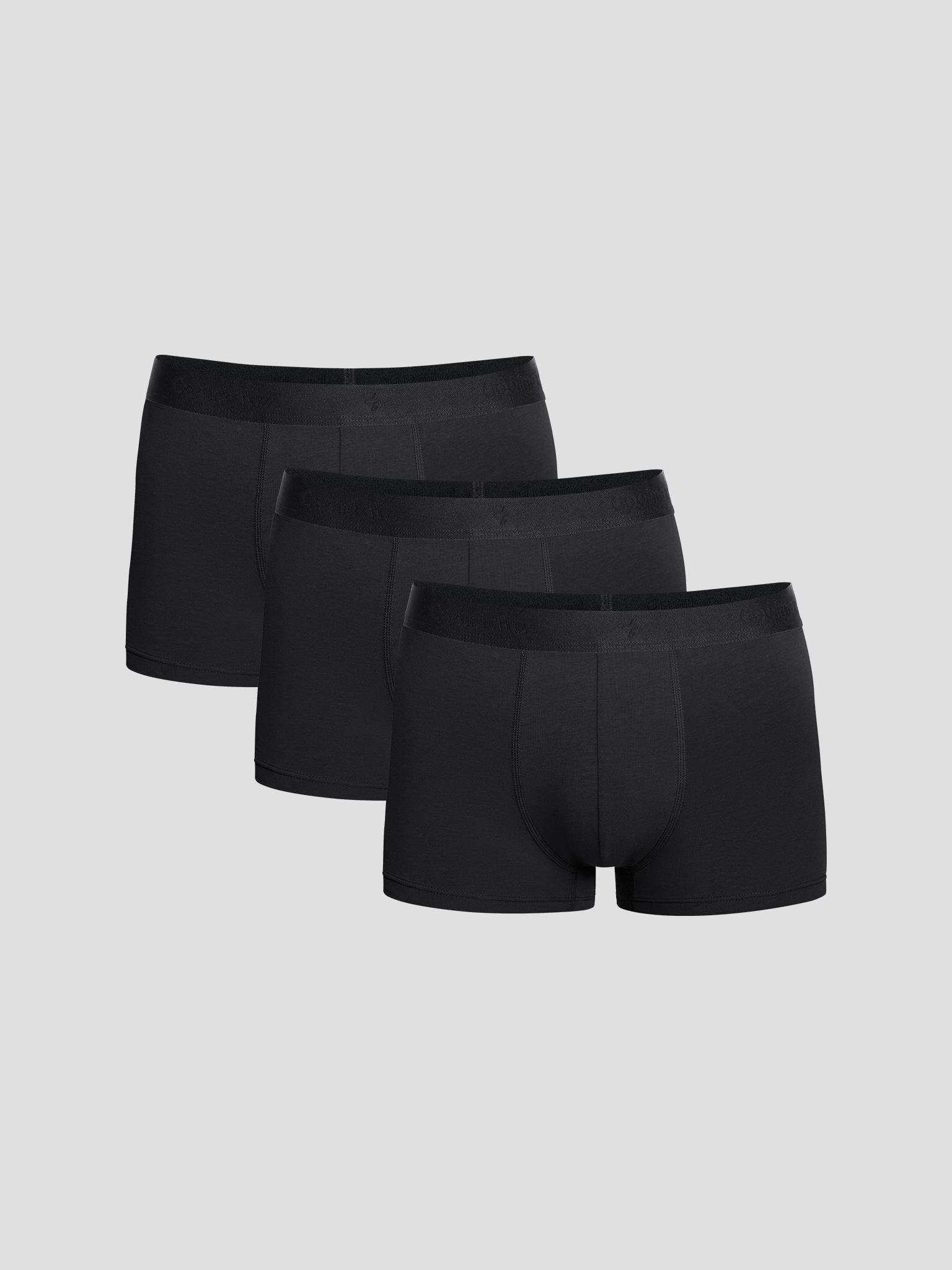 Pack 3 Quần lót nam Trunk Cotton Co Giãn Essentials - undefined