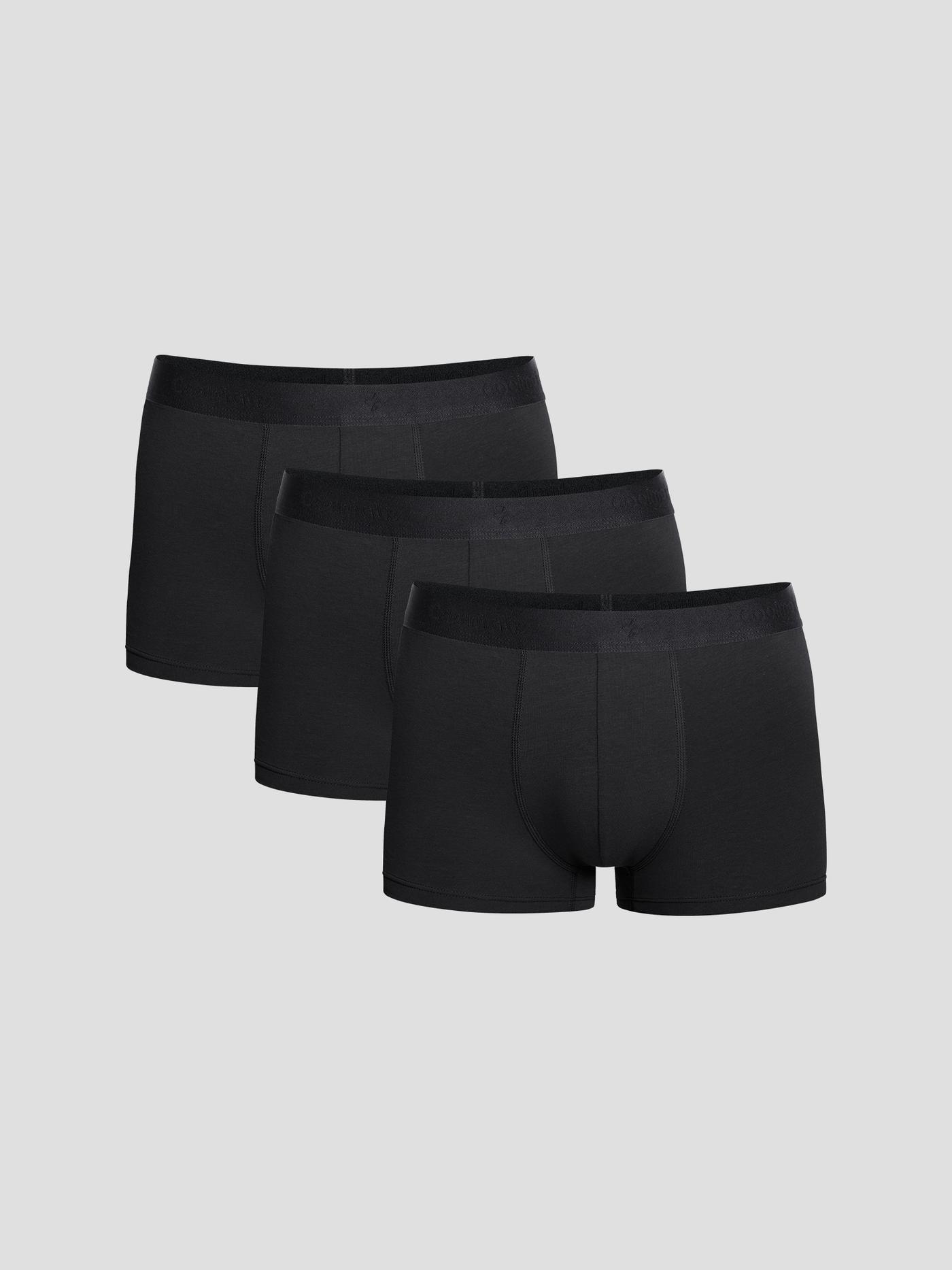 Pack 3 Quần lót nam Trunk Cotton Co Giãn Essentials - undefined
