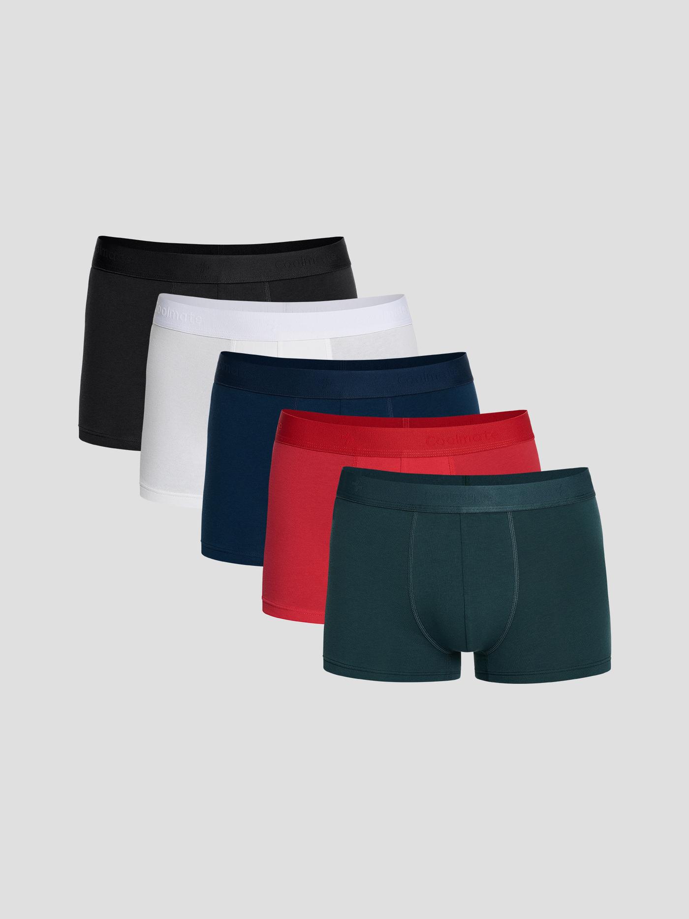 Pack 5 Quần lót nam Trunk Cotton Co Giãn Origin - undefined