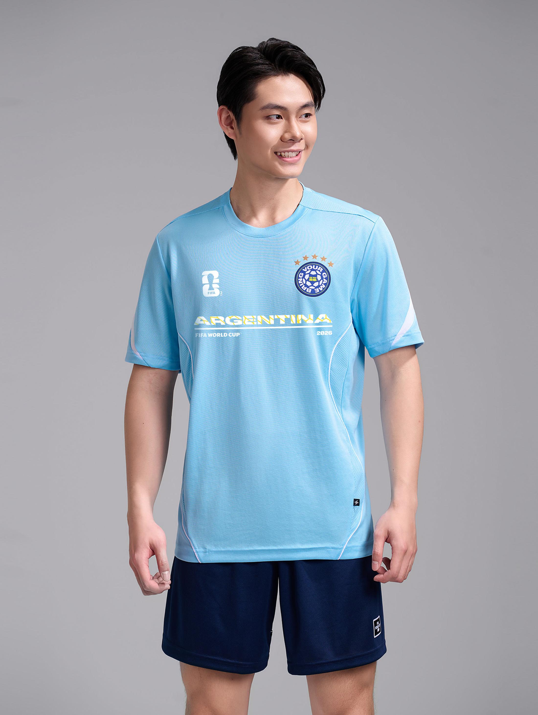 Áo thun phối tay Exdry Performance World Cup Argentina - undefined