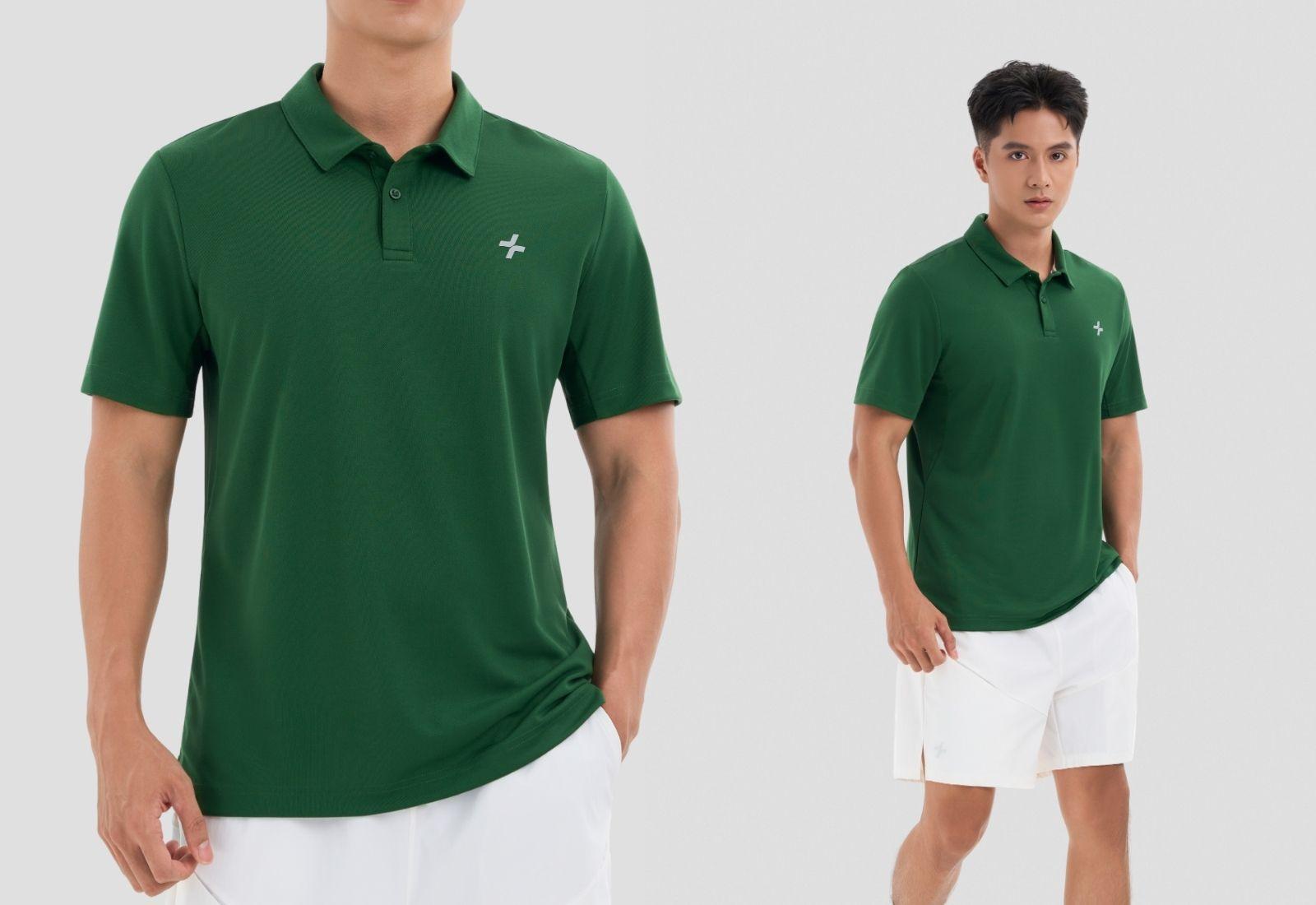 Polo nam phối mesh CoolBack