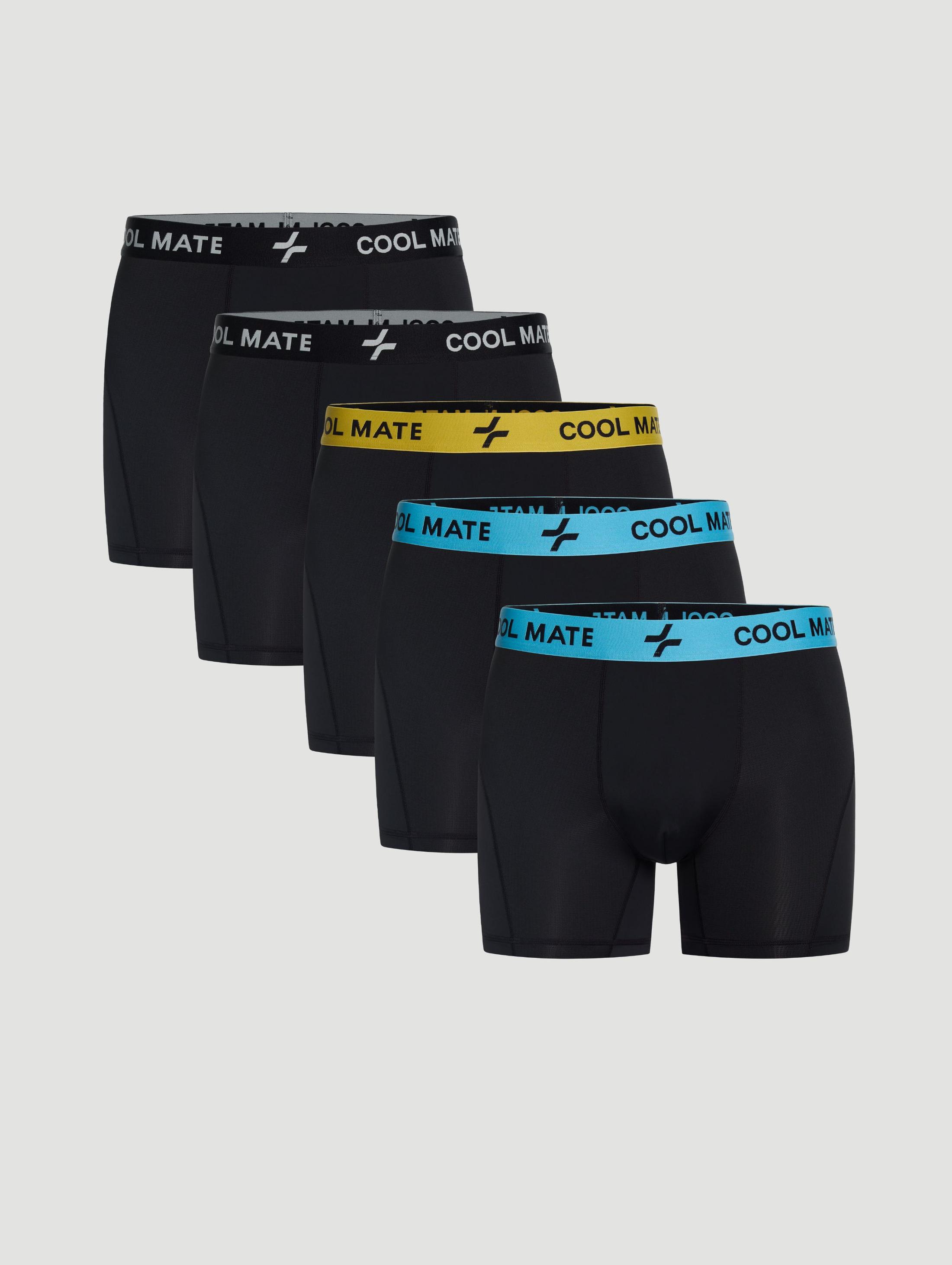 Pack 5 Quần Lót Nam Boxer Brief Sporty Colorline - undefined