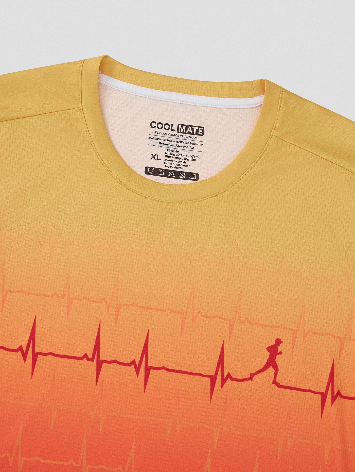 Tshirt chạy bộ nam heart beat Exdry advance motion - undefined