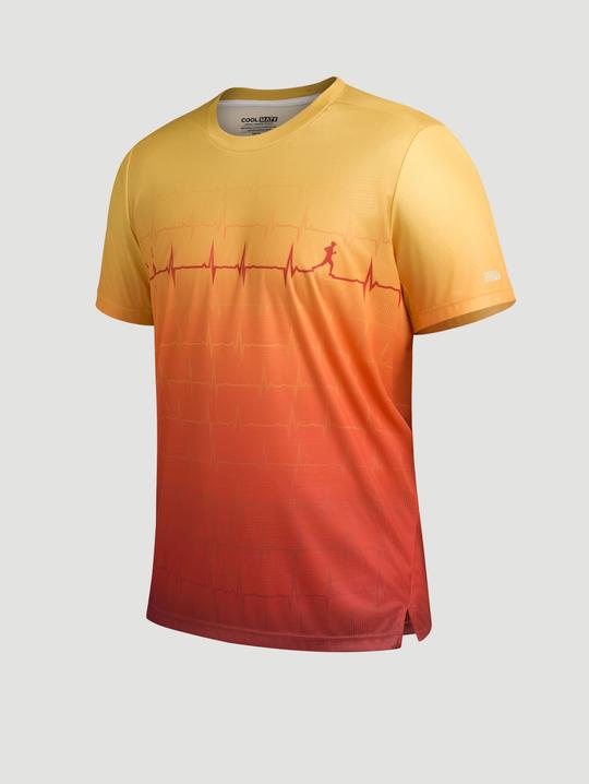 Tshirt chạy bộ nam heart beat Exdry advance motion - undefined