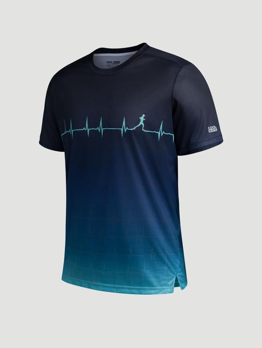 Tshirt chạy bộ nam heart beat Exdry advance motion - undefined