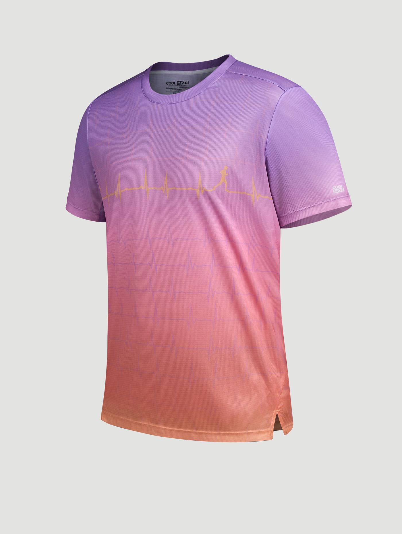 Tshirt chạy bộ nam heart beat Exdry advance motion - undefined