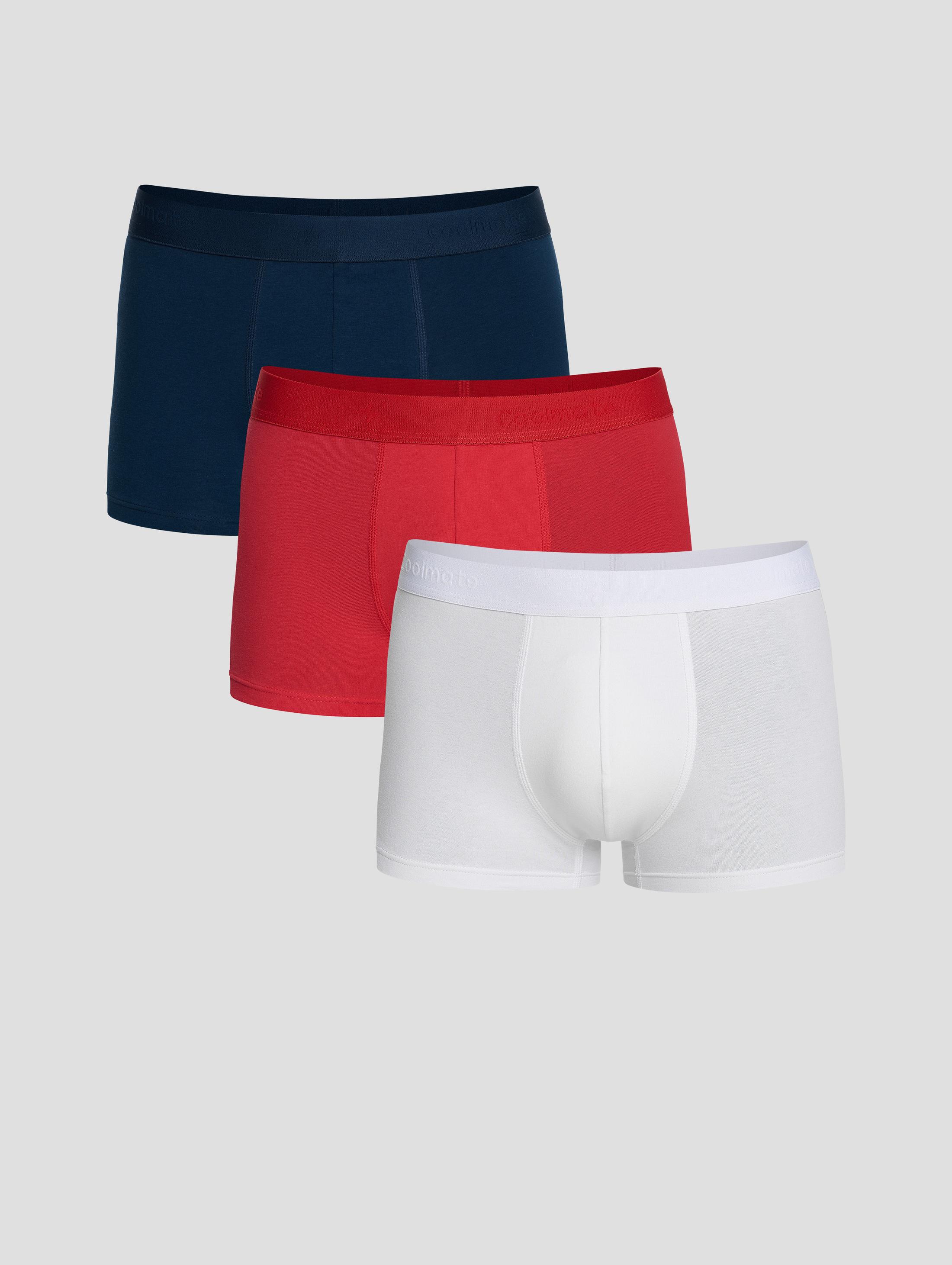 Combo 3 Quần lót nam Trunk Cotton Co Giãn Origin - undefined