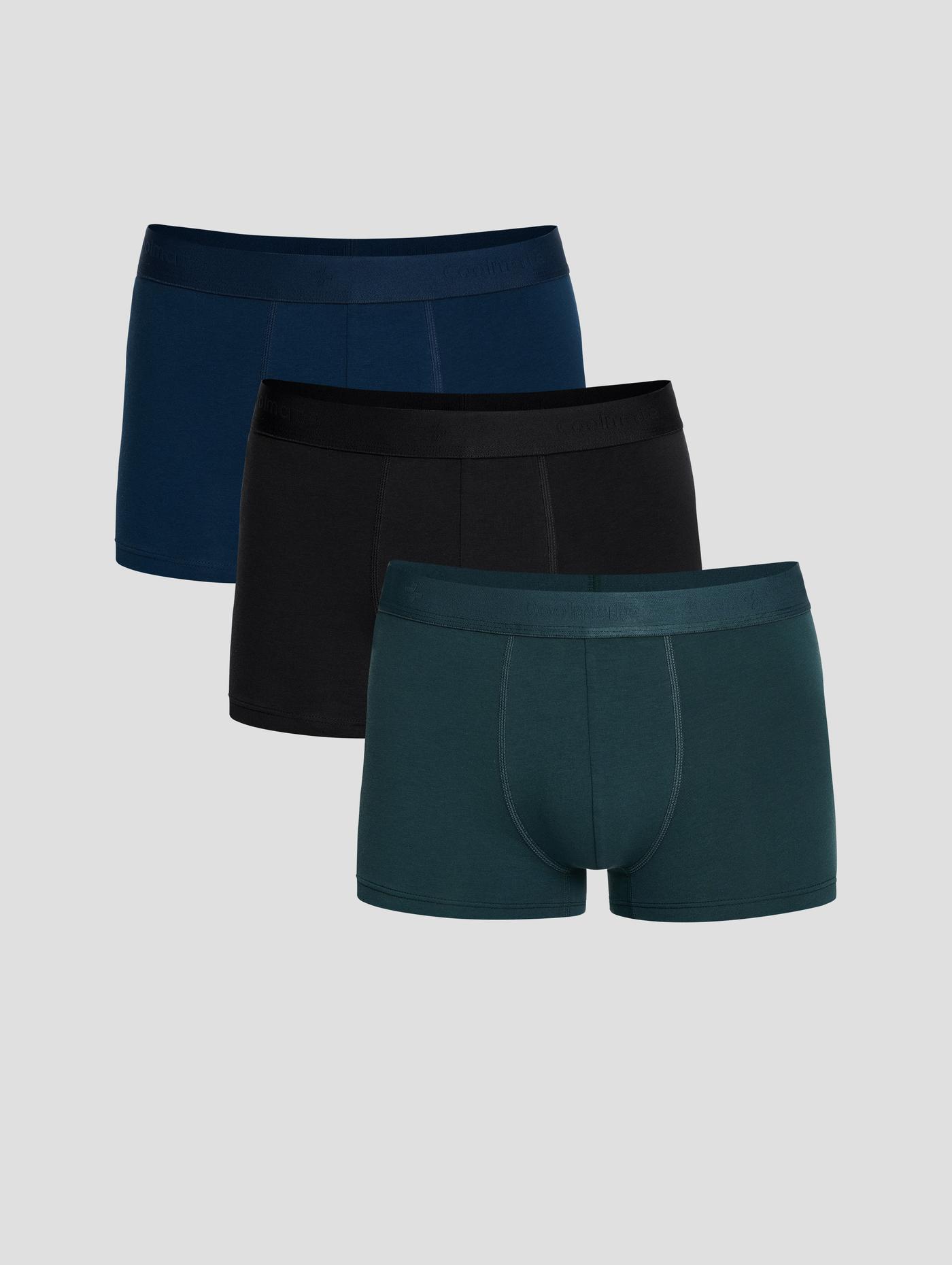 Combo 3 Quần lót nam Trunk Cotton Co Giãn Origin - undefined