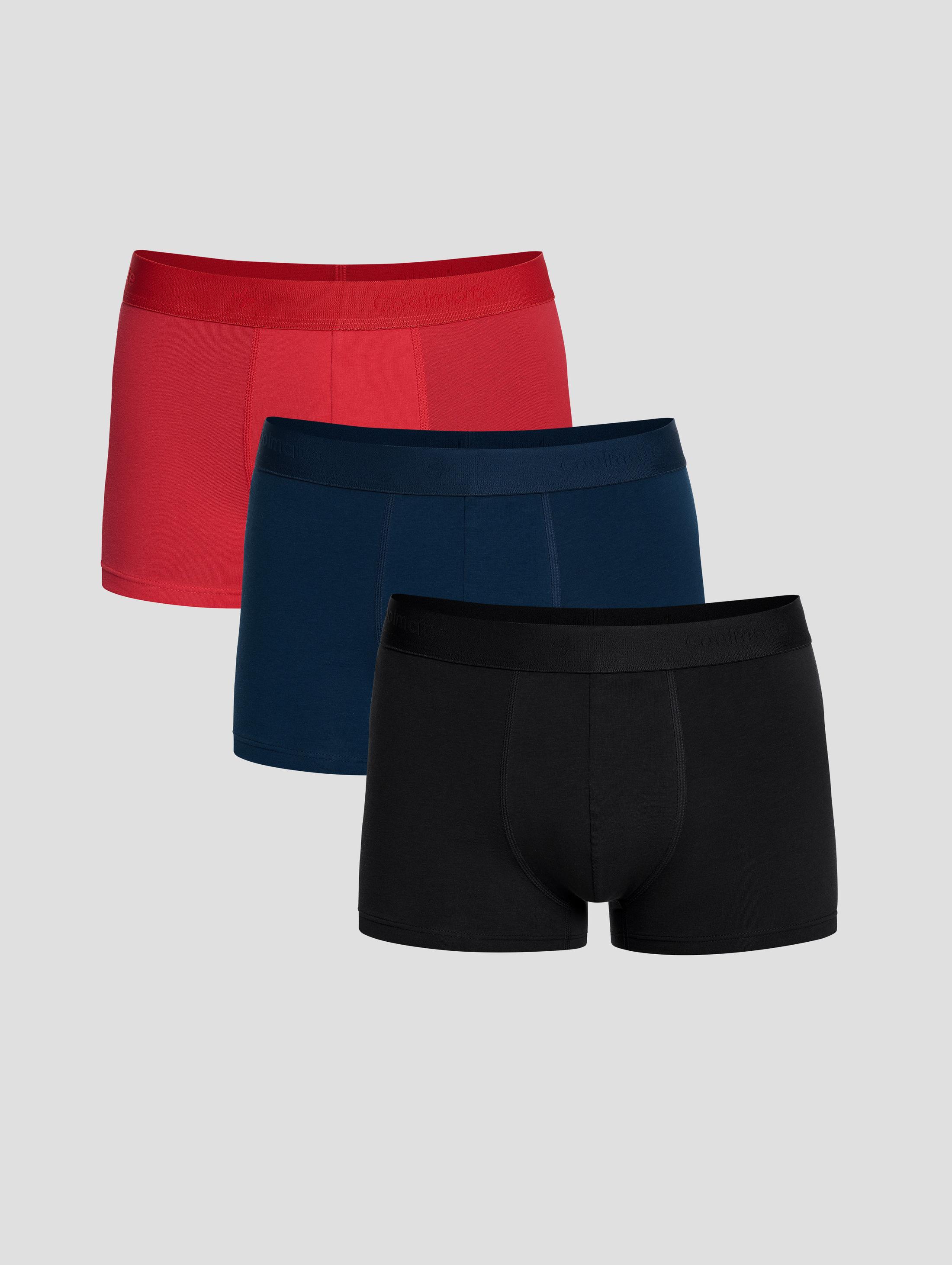 Combo 3 Quần lót nam Trunk Cotton Co Giãn Origin - undefined