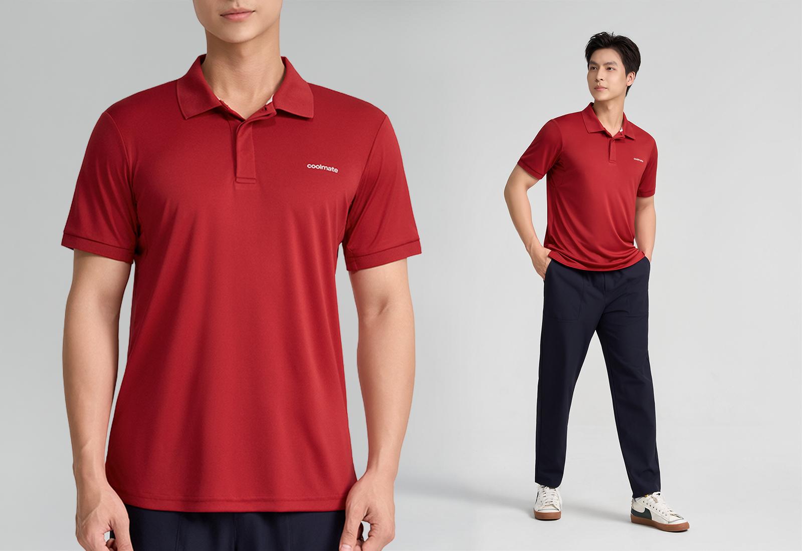 Polo thể thao nam Exdry Flexmotion