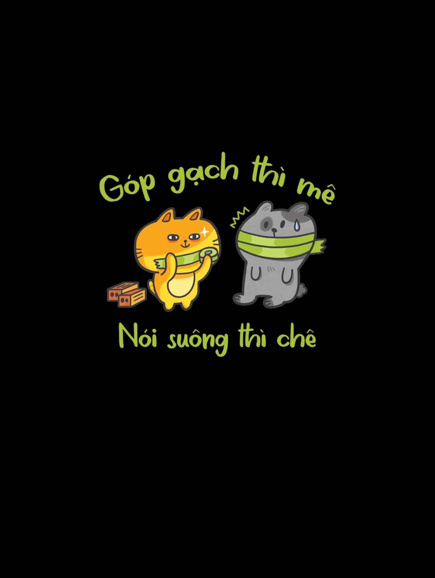 Áo Cotton Care & Share Góp gạch thì mê - undefined