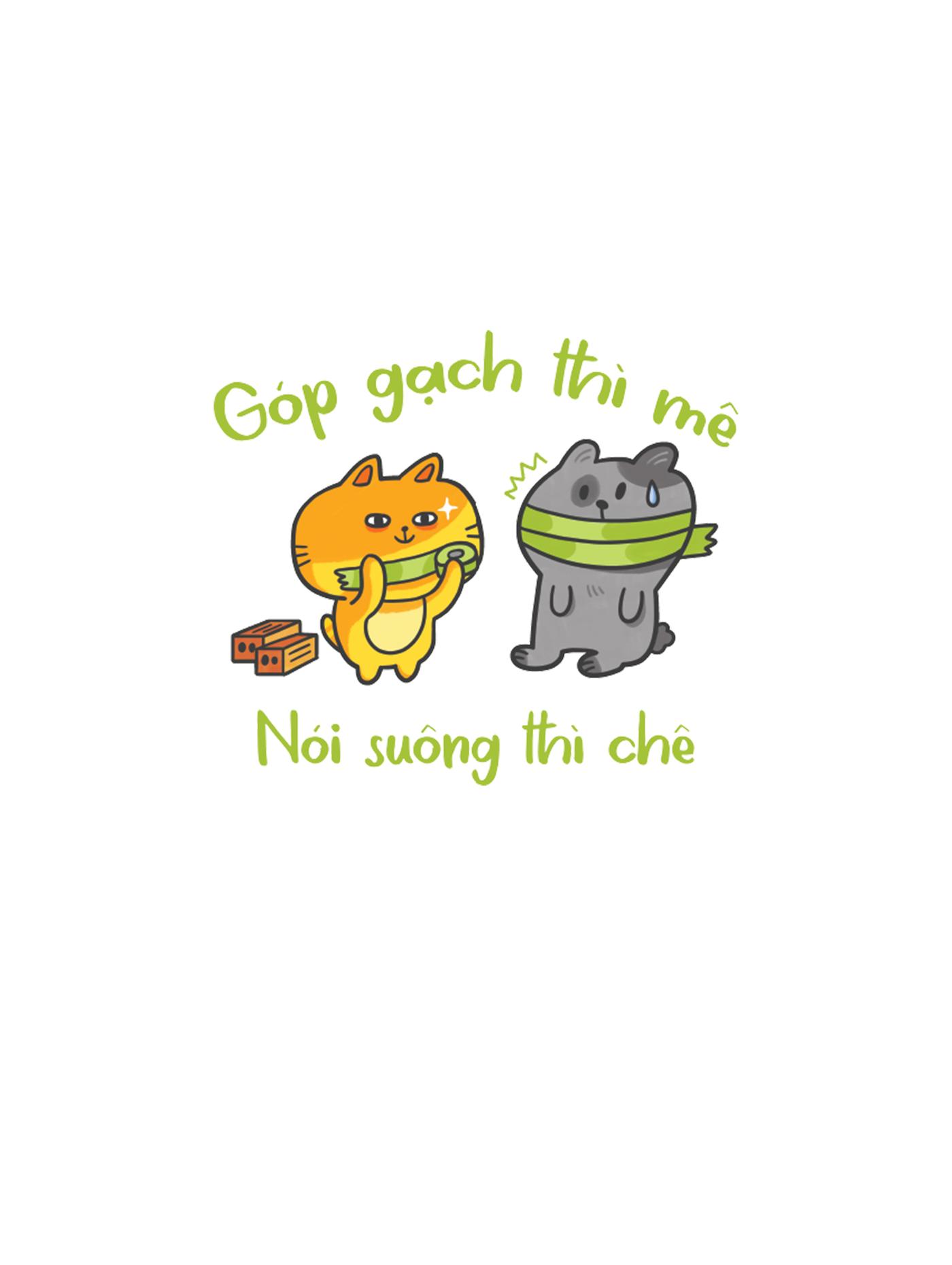 Áo Cotton Care & Share Góp gạch thì mê - undefined