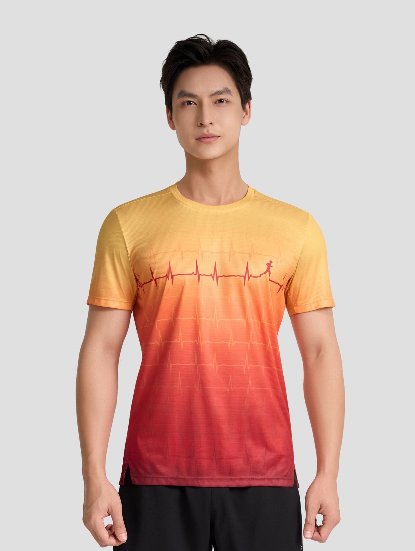 Tshirt chạy bộ nam Heartbeat Exdry Advance Motion - undefined