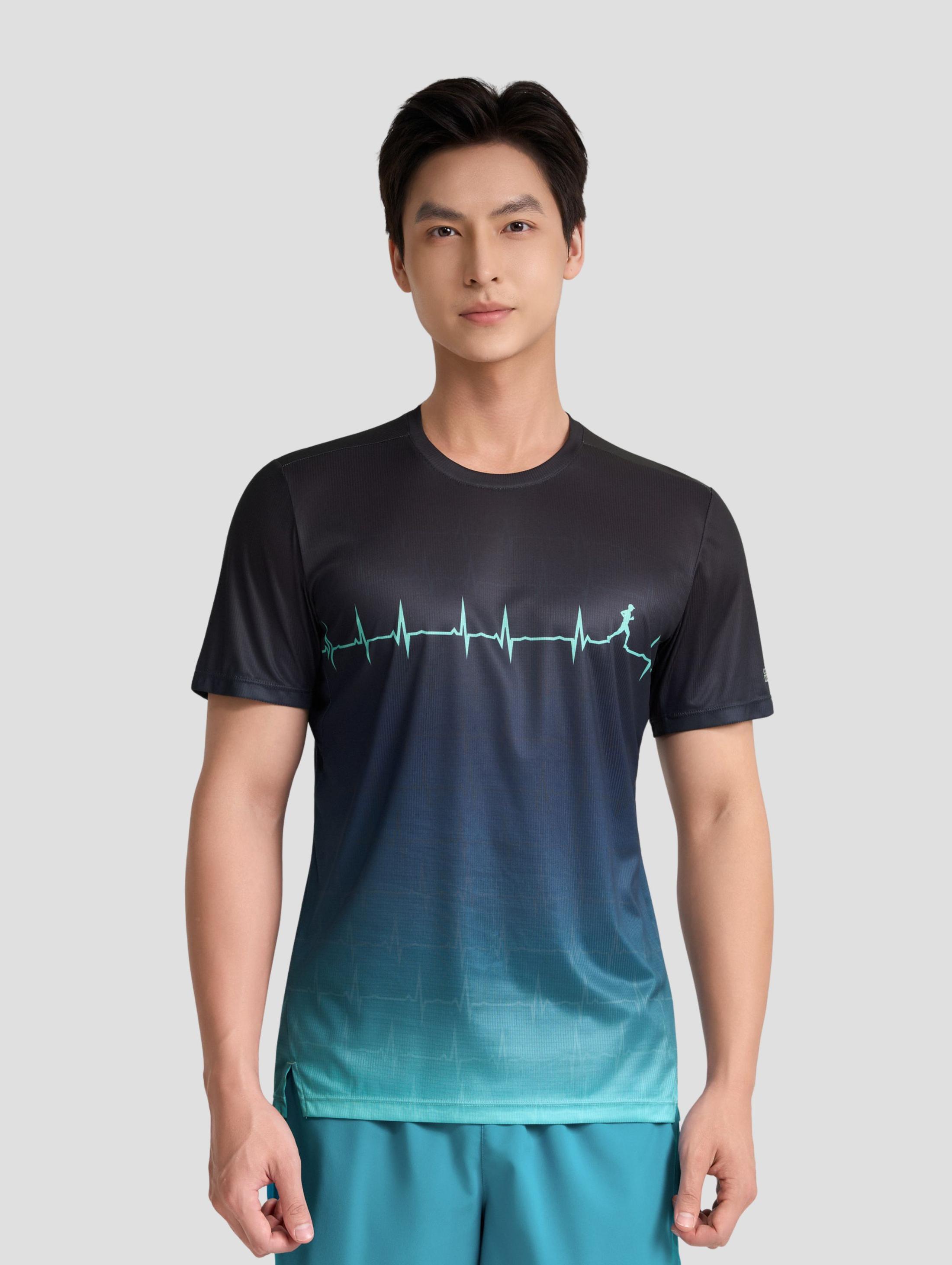 Tshirt chạy bộ nam Heartbeat Exdry Advance Motion - undefined