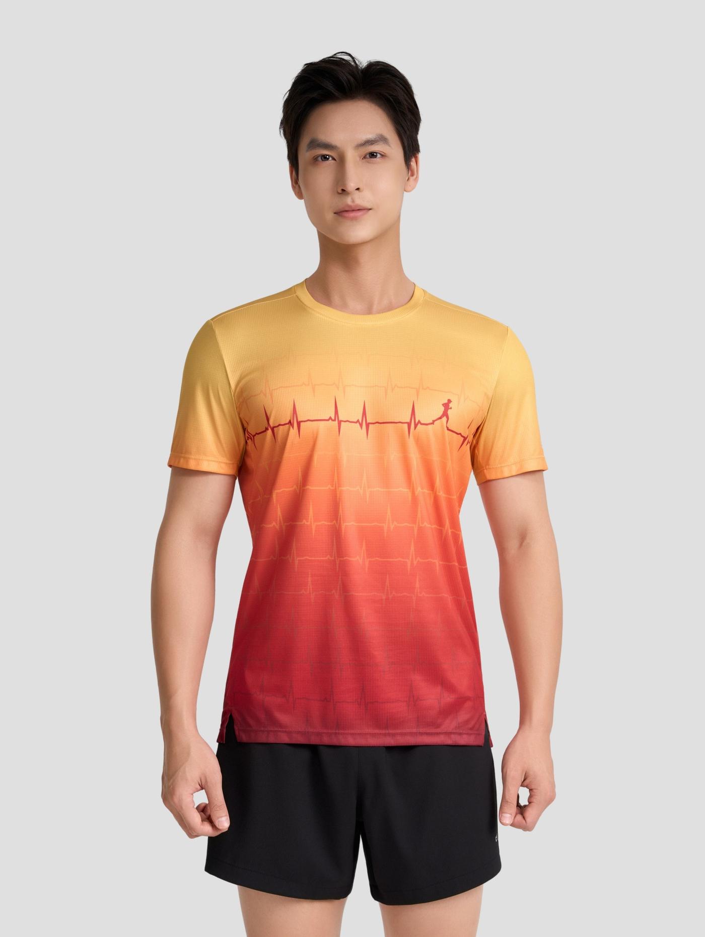 Tshirt chạy bộ nam Heartbeat Exdry Advance Motion - undefined