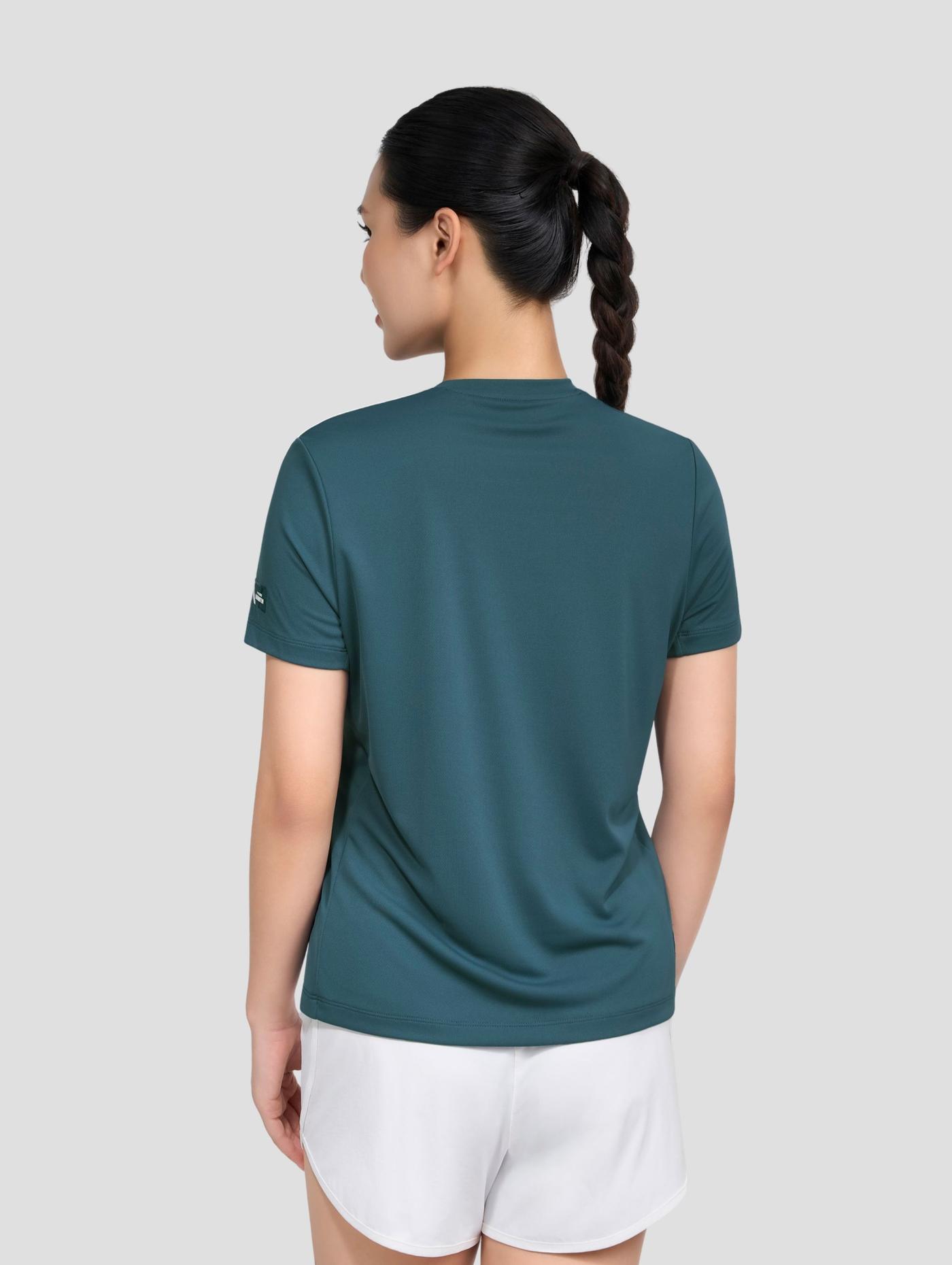 T-shirt cầu lông nữ Graphic Faded Smash Energy - undefined
