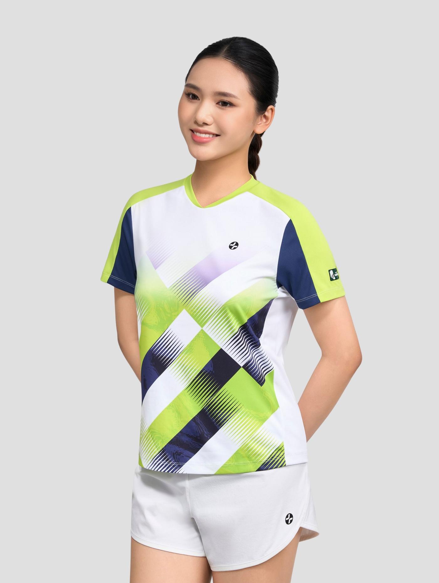 Tshirt cầu lông nữ Graphic Slash Smash Energy - undefined
