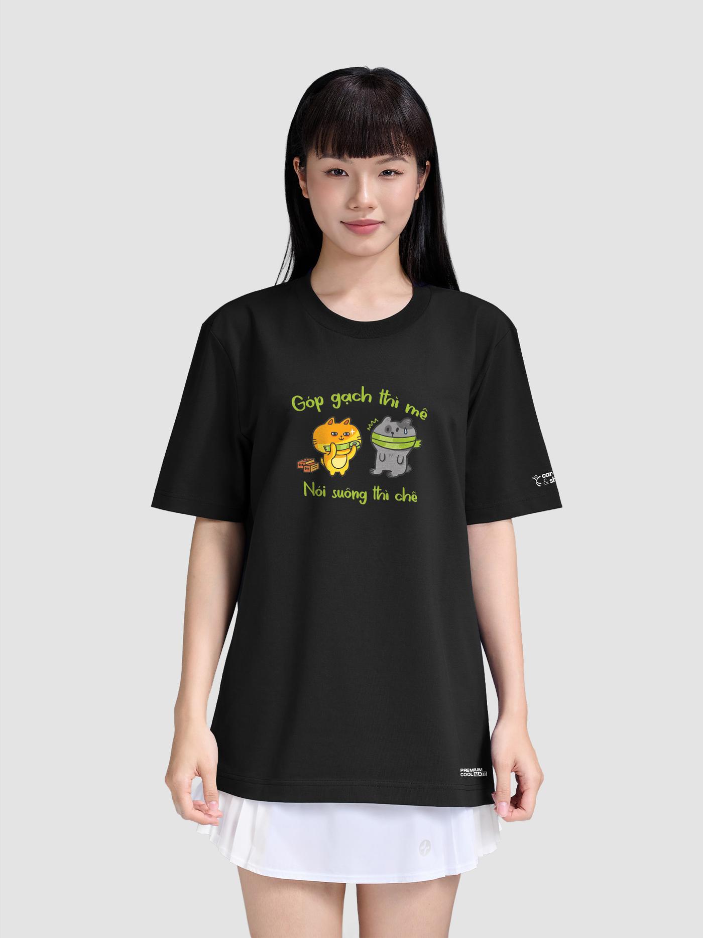 Áo Cotton Care & Share Góp gạch thì mê - undefined