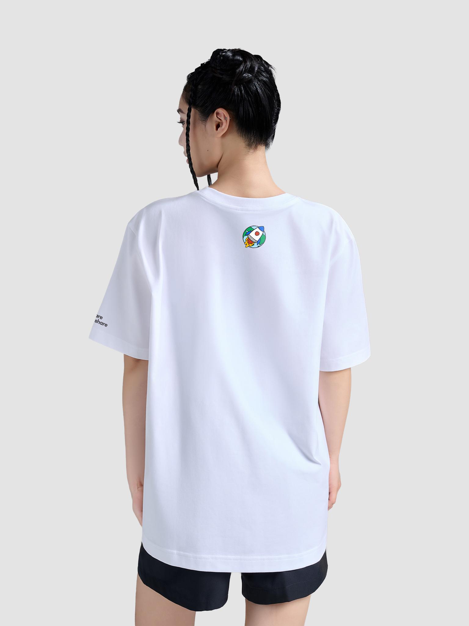Áo Cotton Care & Share Brick to school - undefined