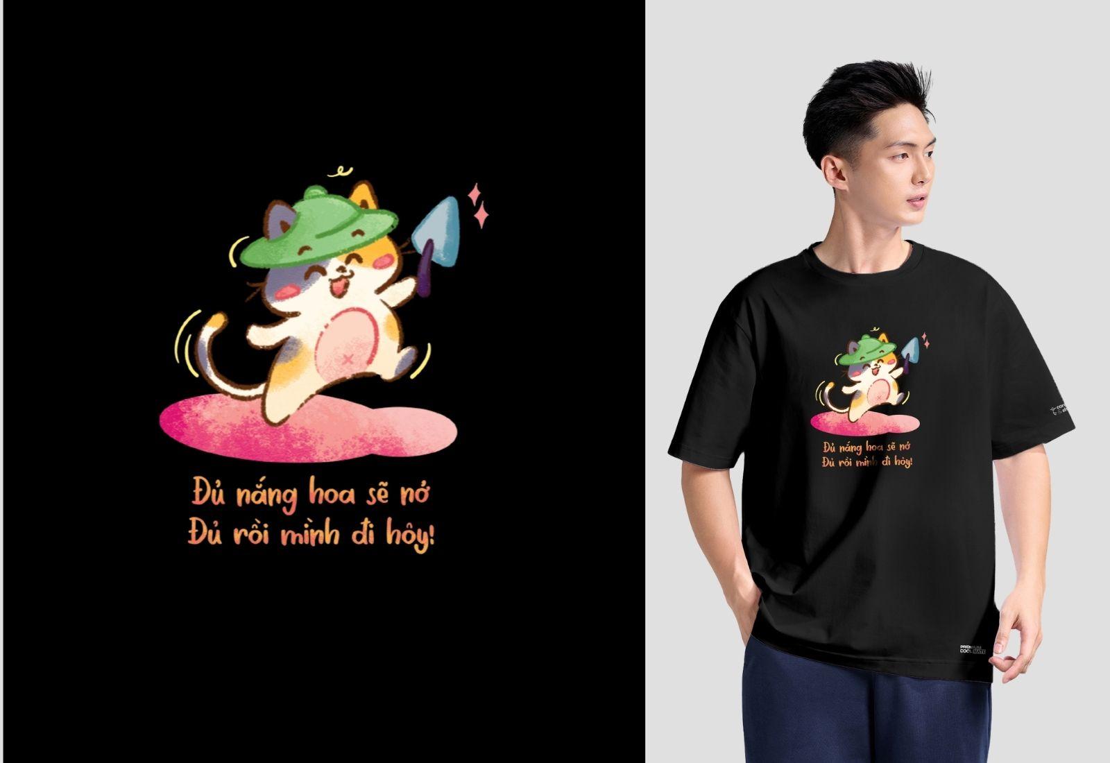 Áo Cotton Care & Share Đủ rồi mình đi hôy