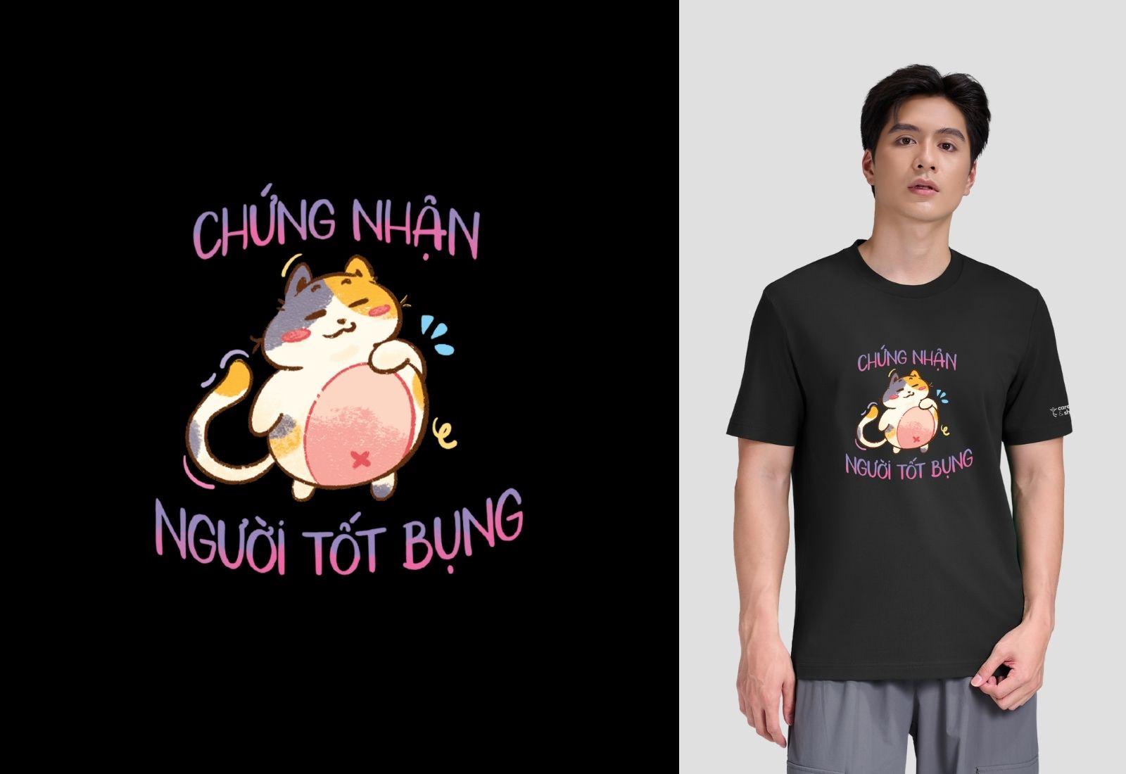 Áo Cotton Care & Share Người tốt bụng