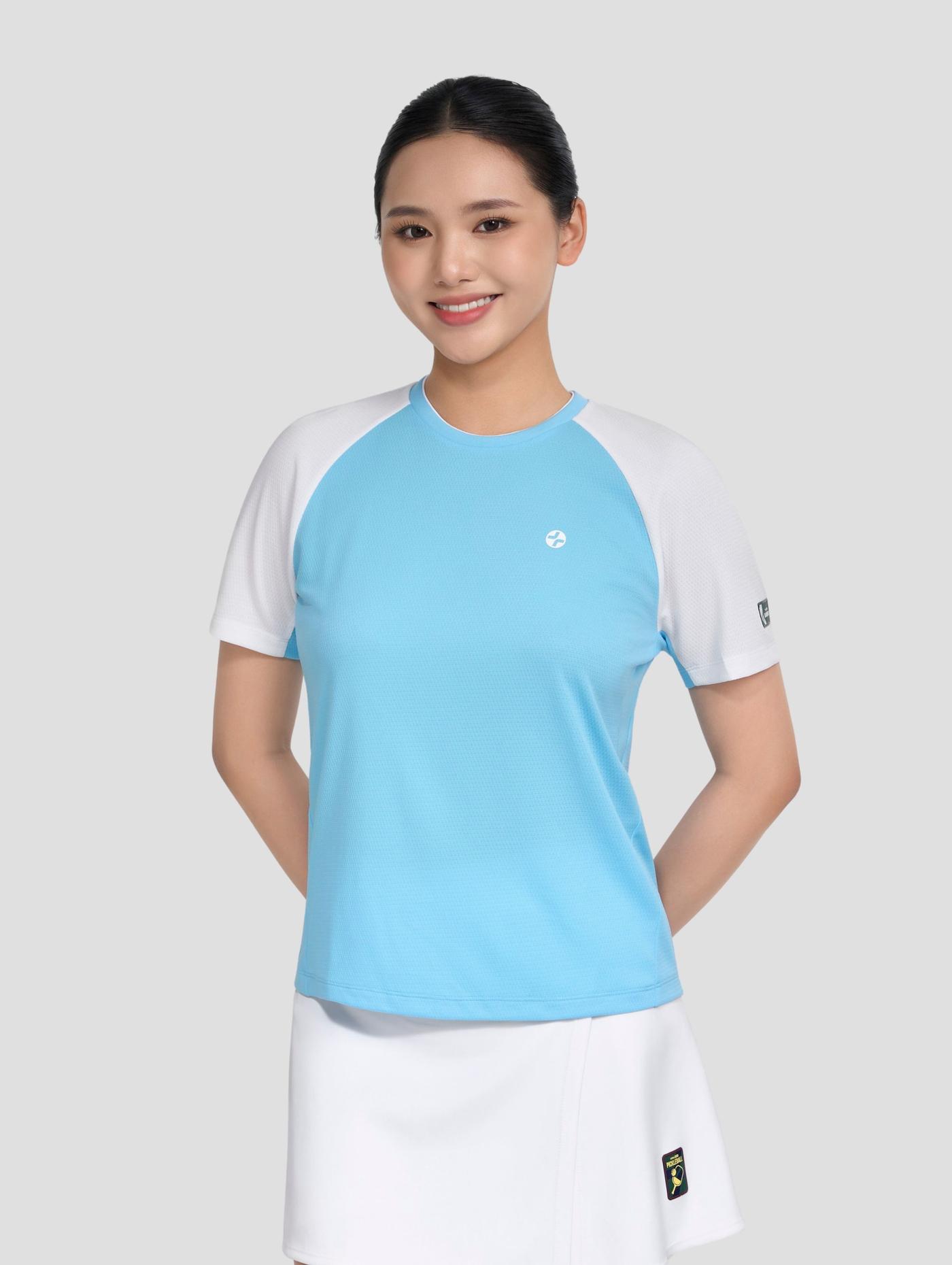 Tshirt cầu lông nữ Side Line Smash Energy - undefined