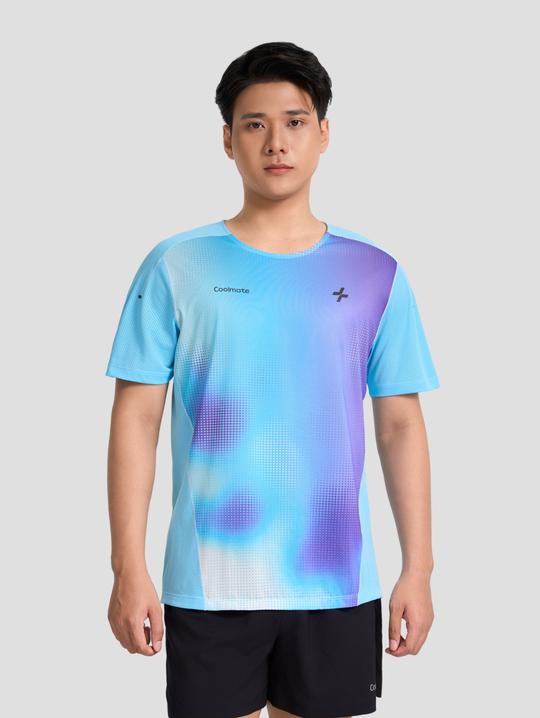 Tshirt chạy bộ nam Aurora Blur Exdry Advance Motion - undefined