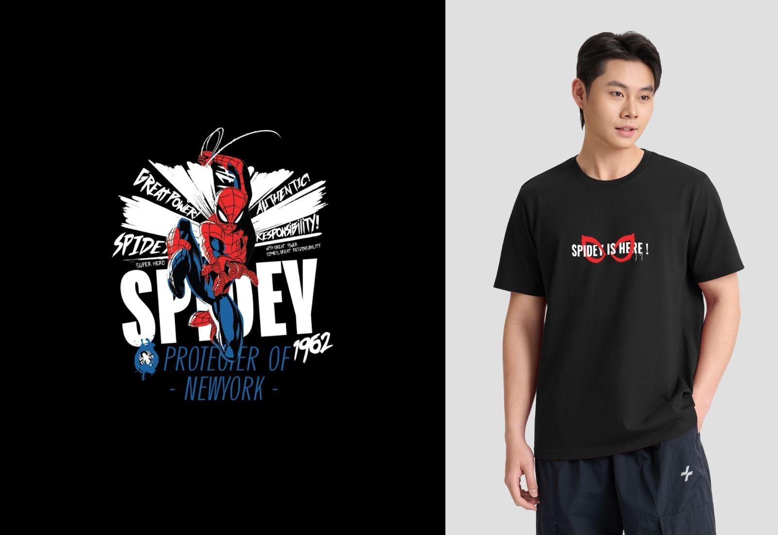 Áo Cotton Spidey Is Coming