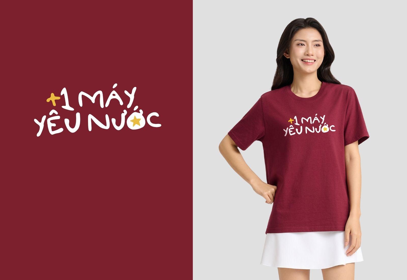 Áo Cotton Compact +1 Máy Yêu Nước