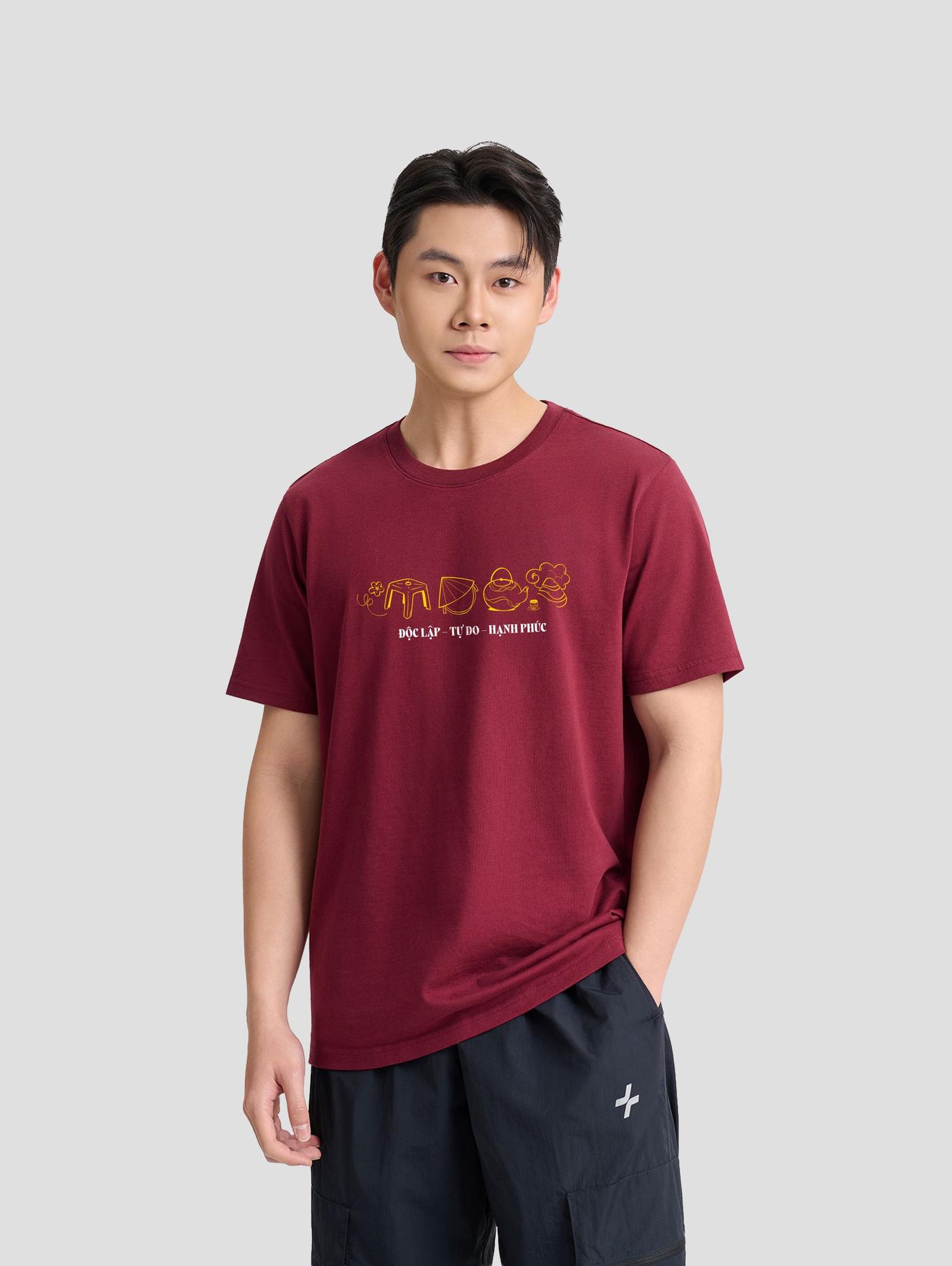 Áo Cotton Compact Độc lập Tự do Hạnh phúc - undefined