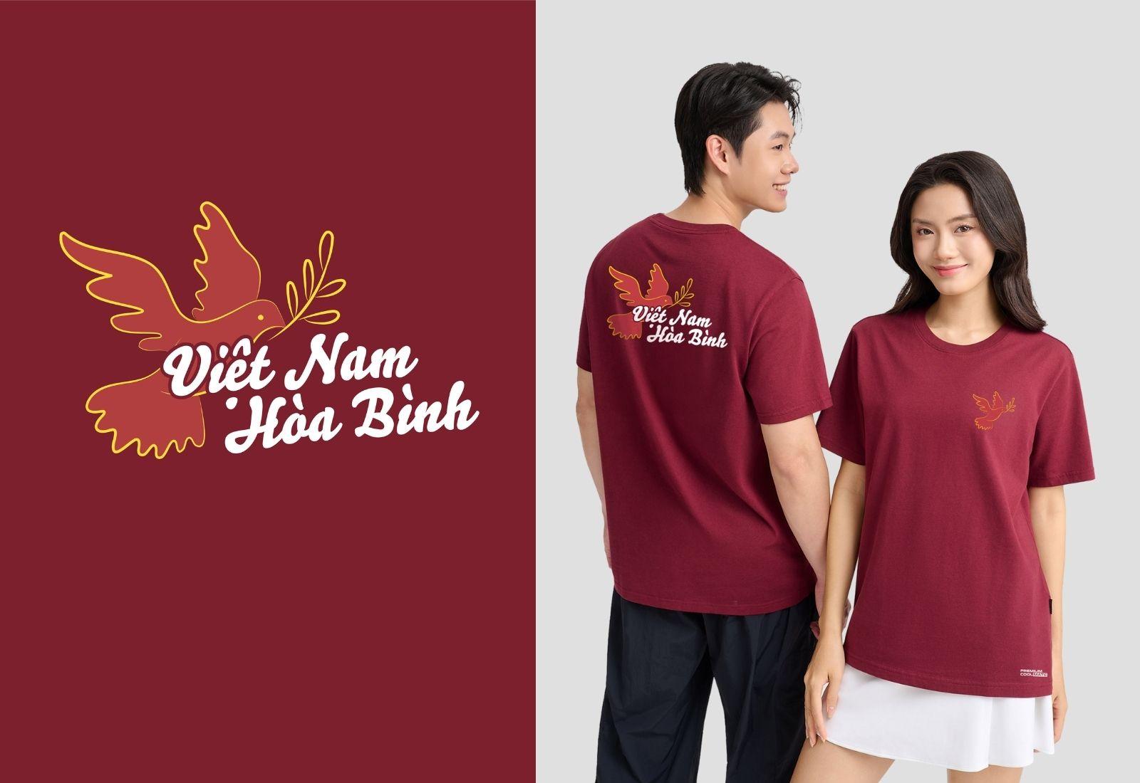 Áo Cotton Compact Việt Nam Hoà Bình