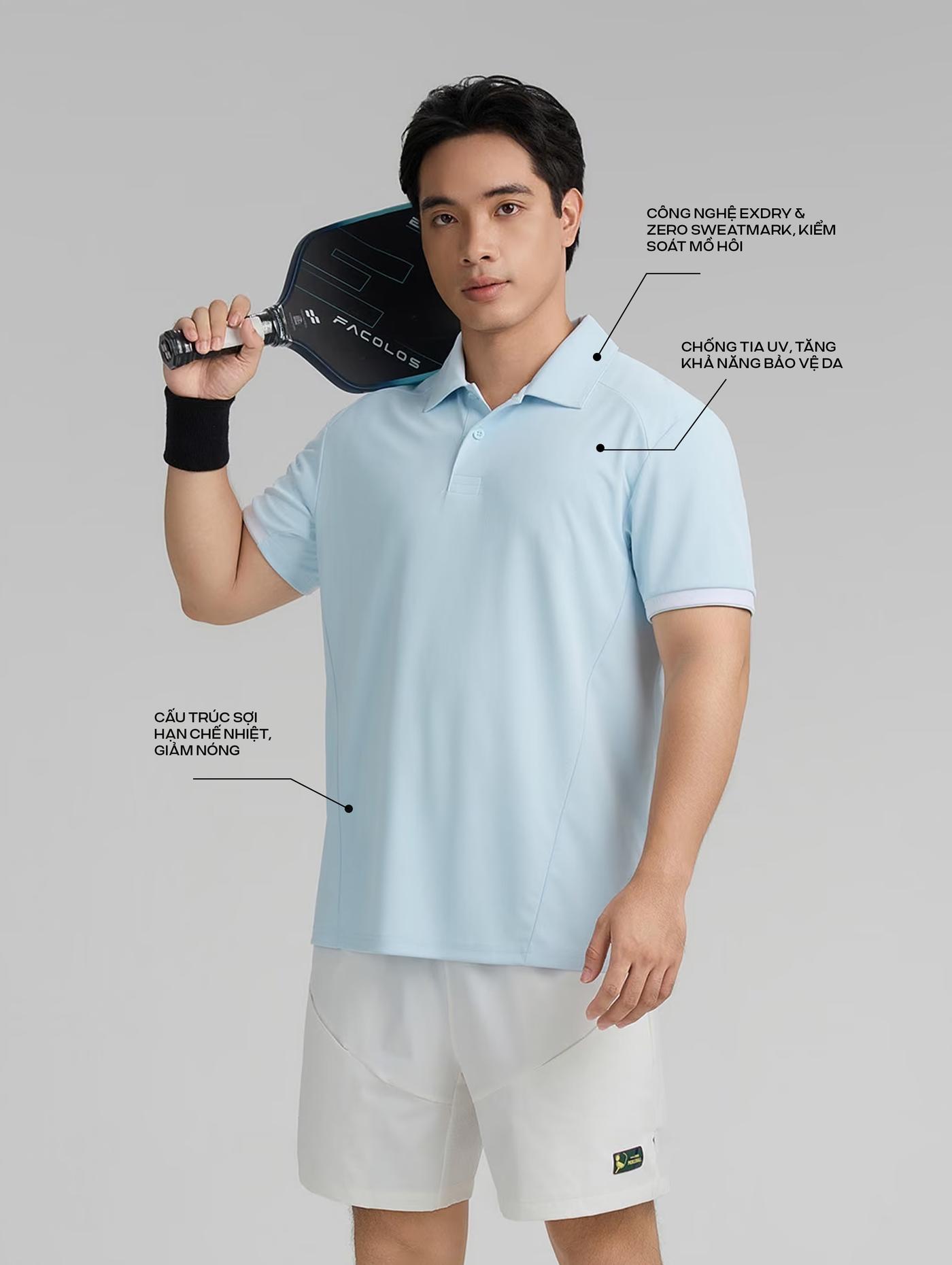 Áo Polo Pickleball nam Zero Mark - undefined