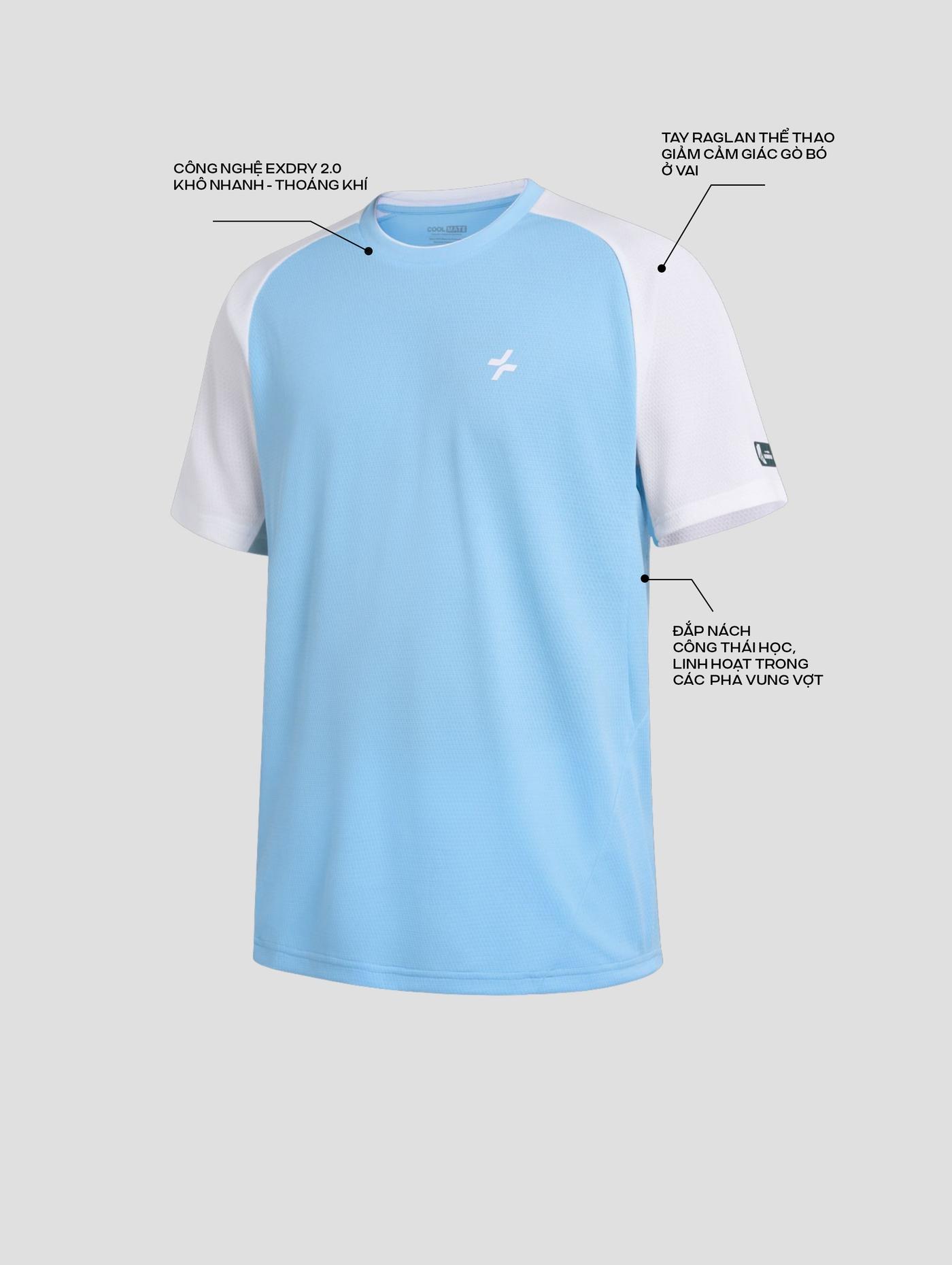 Tshirt cầu lông nam Side Line Smash Energy - undefined
