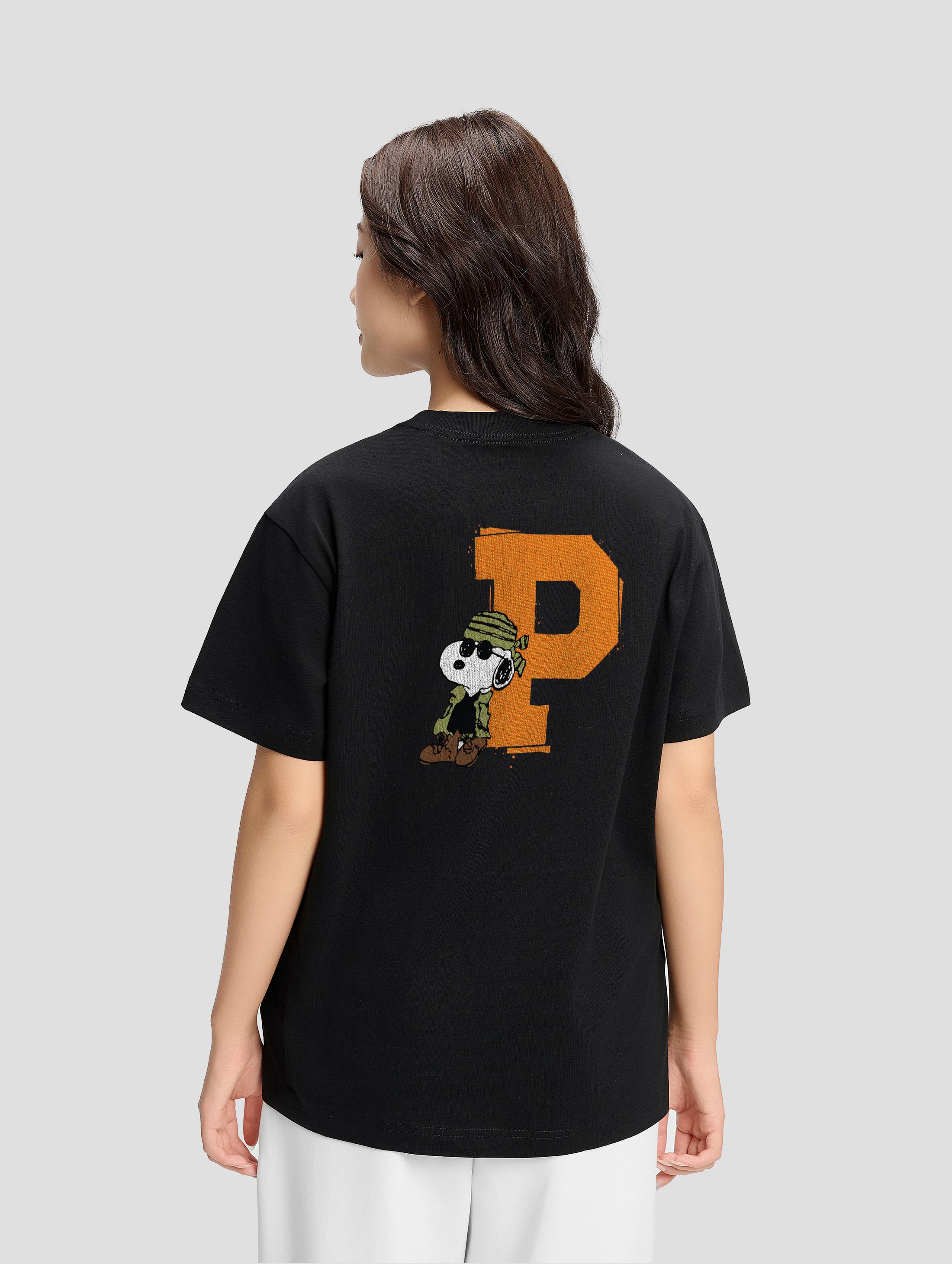 Áo Cotton 220gsm Peanuts Varsity Spirit - undefined