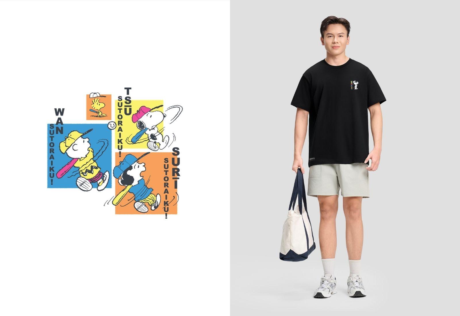 Áo Cotton 220gsm Peanuts Squad