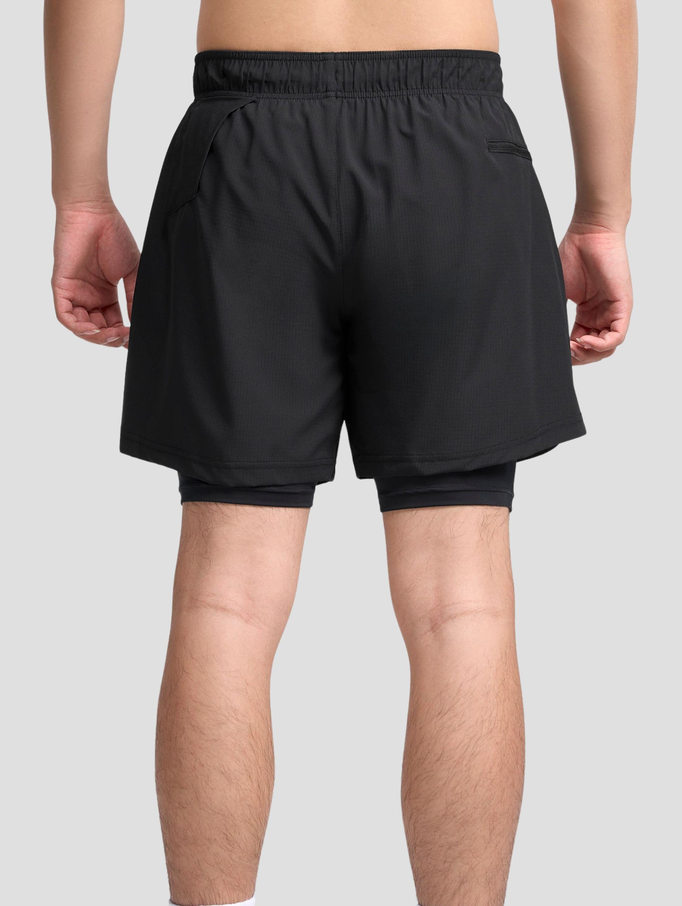 Quần Shorts Nam Gym Power 2 lớp - undefined
