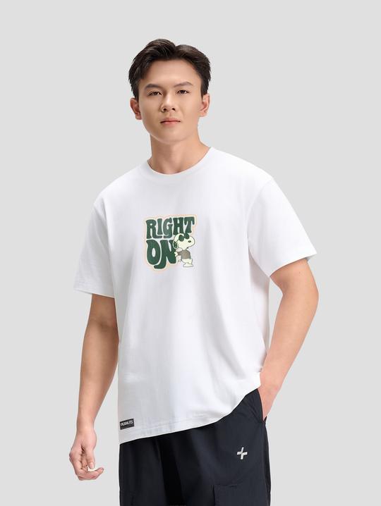 Áo Cotton 220gsm Peanuts Right On - undefined