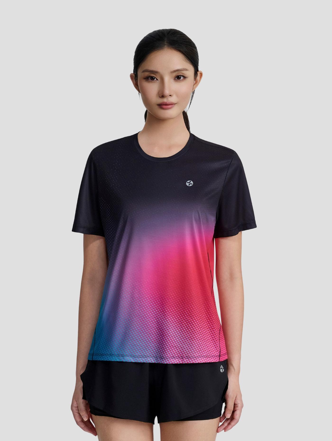 Tshirt chạy bộ nữ AirRush Gradient  - undefined
