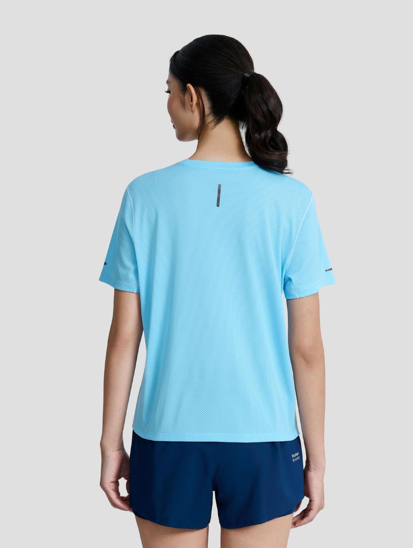 Tshirt chạy bộ nữ aurora blur Exdry advance motion - undefined