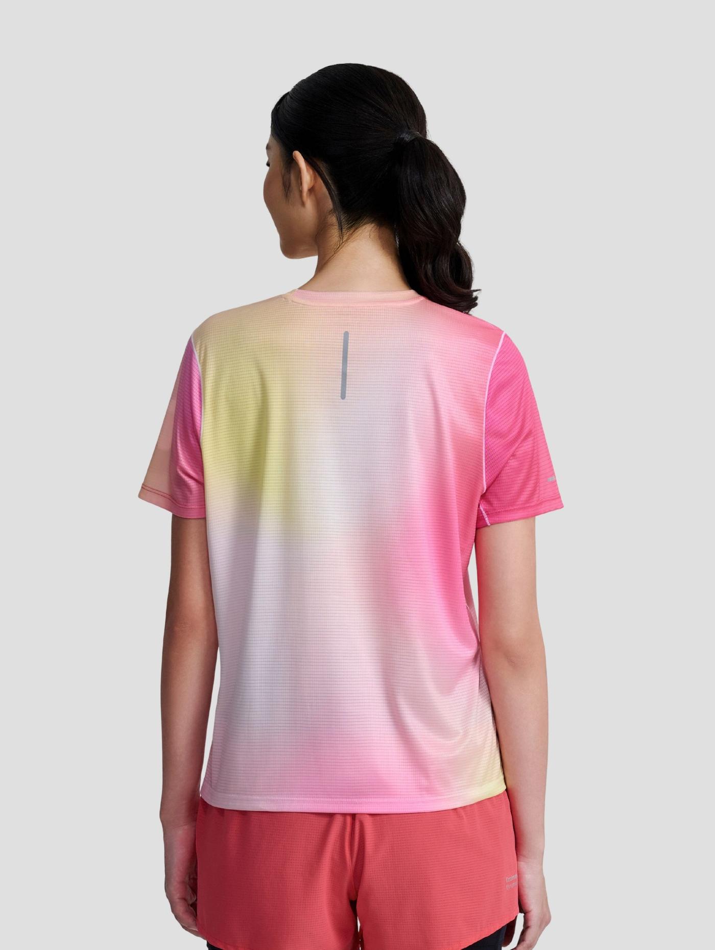 Tshirt chạy bộ graphic Pink Gradient - undefined