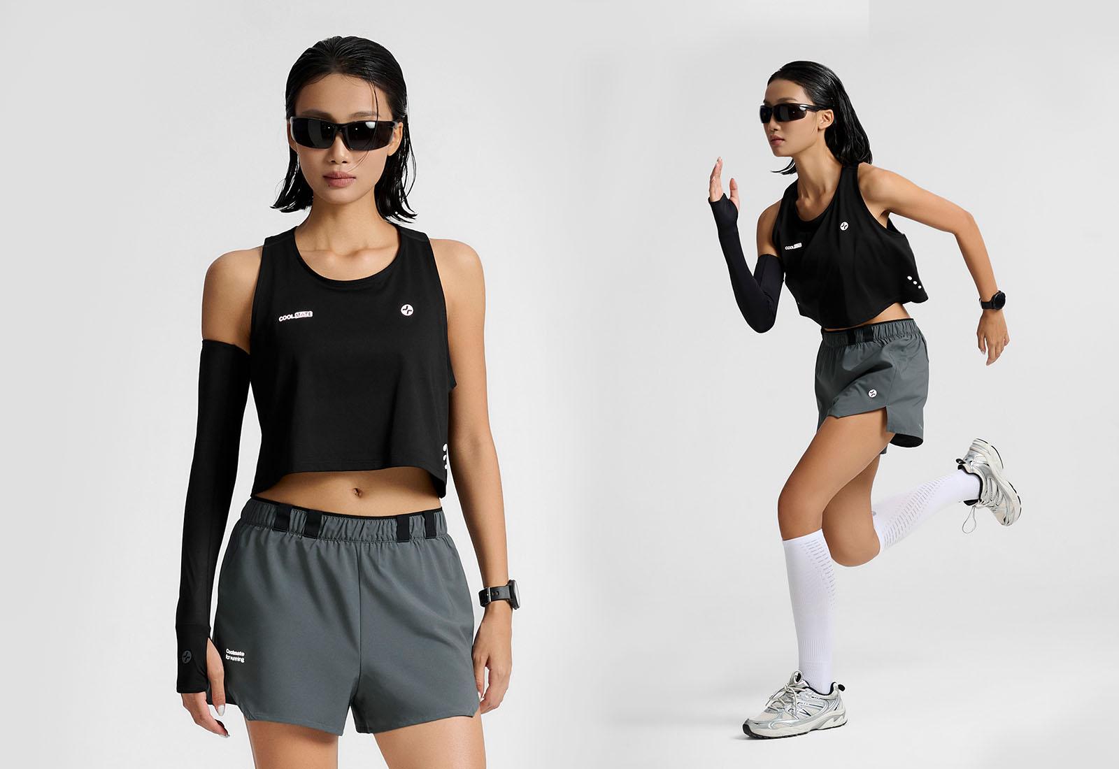 Áo tanktop chạy bộ nữ 360Reflect™ "Run Safe In The Dark"