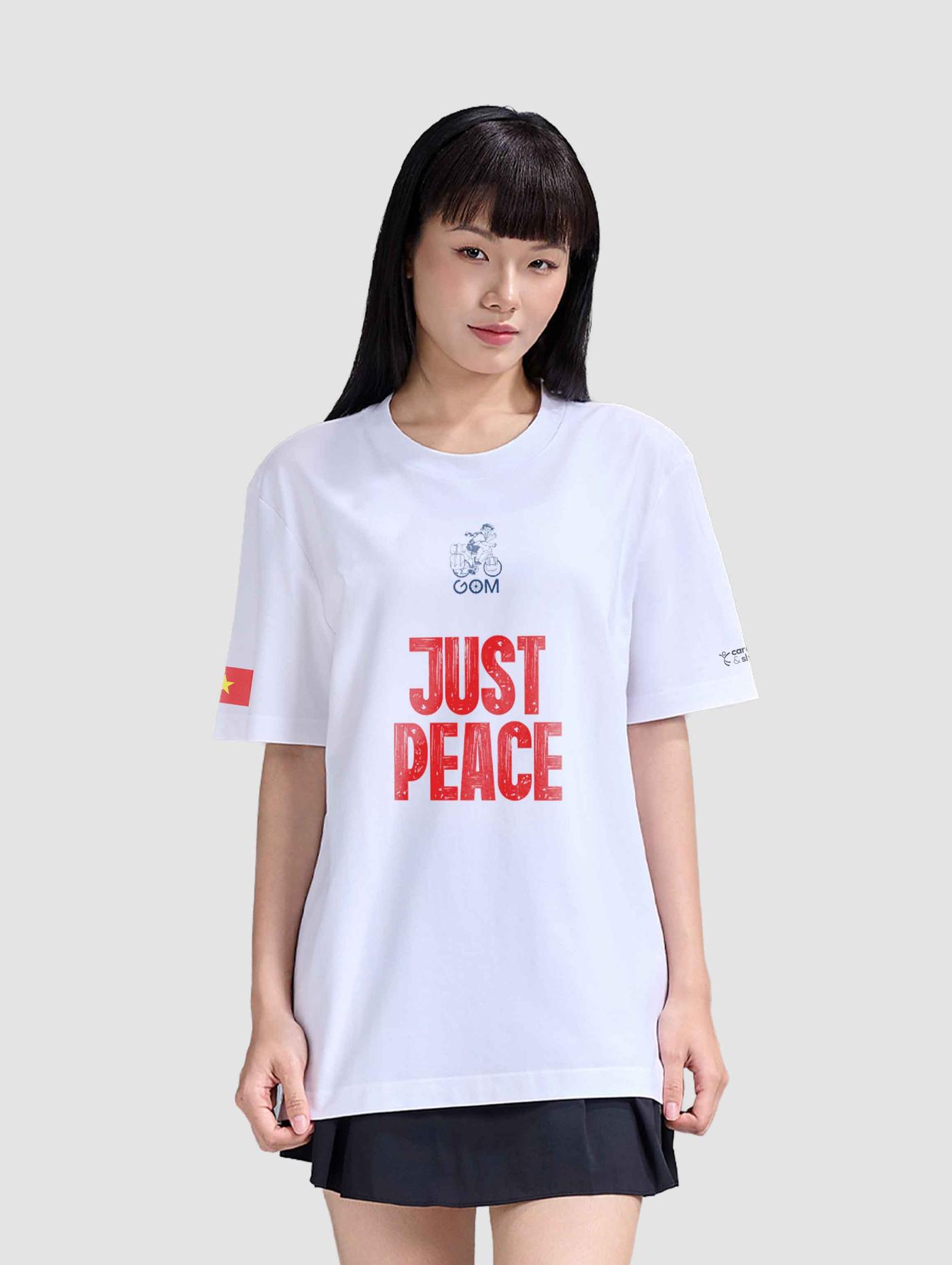Áo thun Cotton Care & Share GOM Project Just Peace - undefined