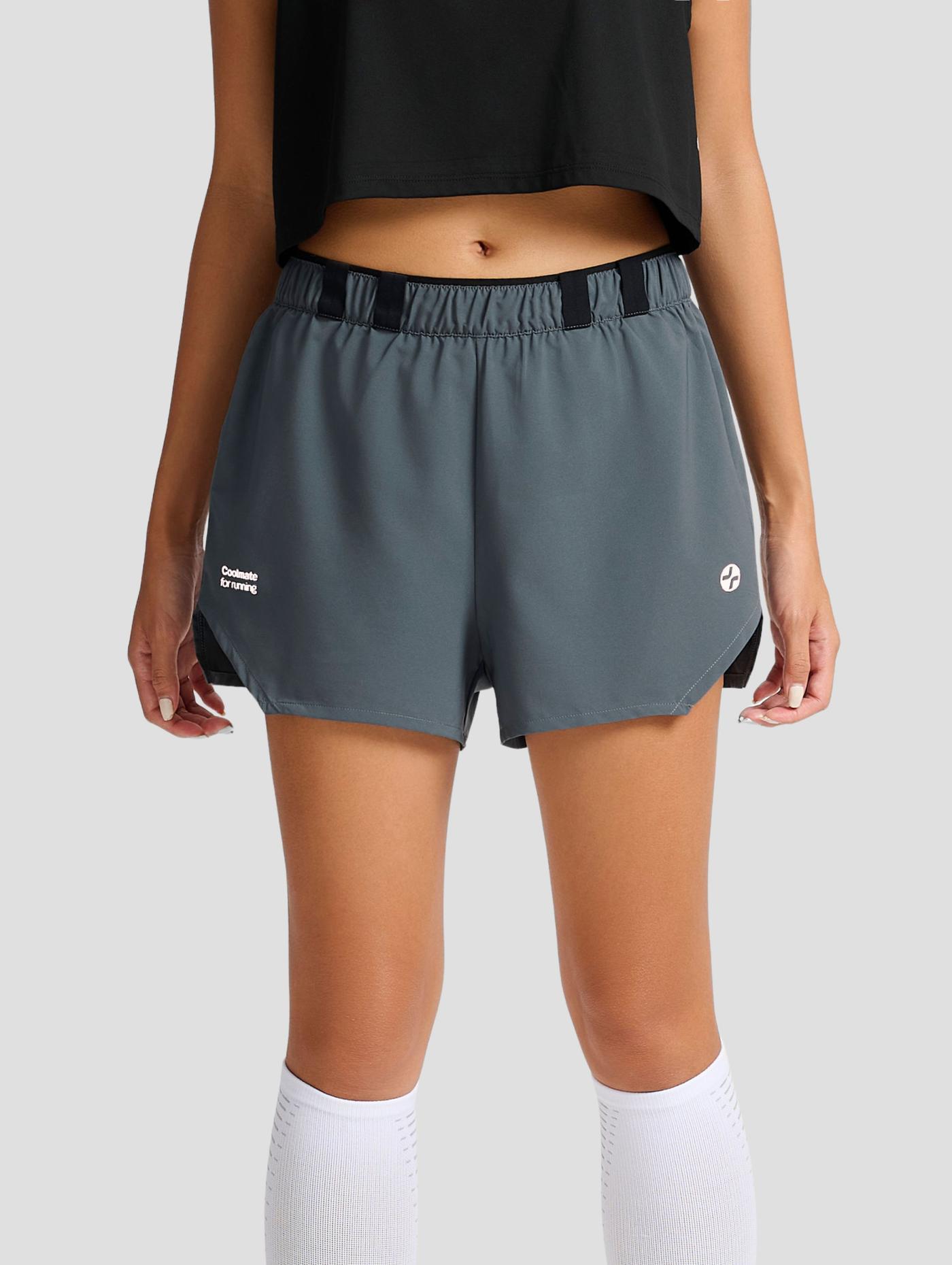 Quần shorts chạy bộ nữ 2 lớp 3IN 360Reflect™ - undefined