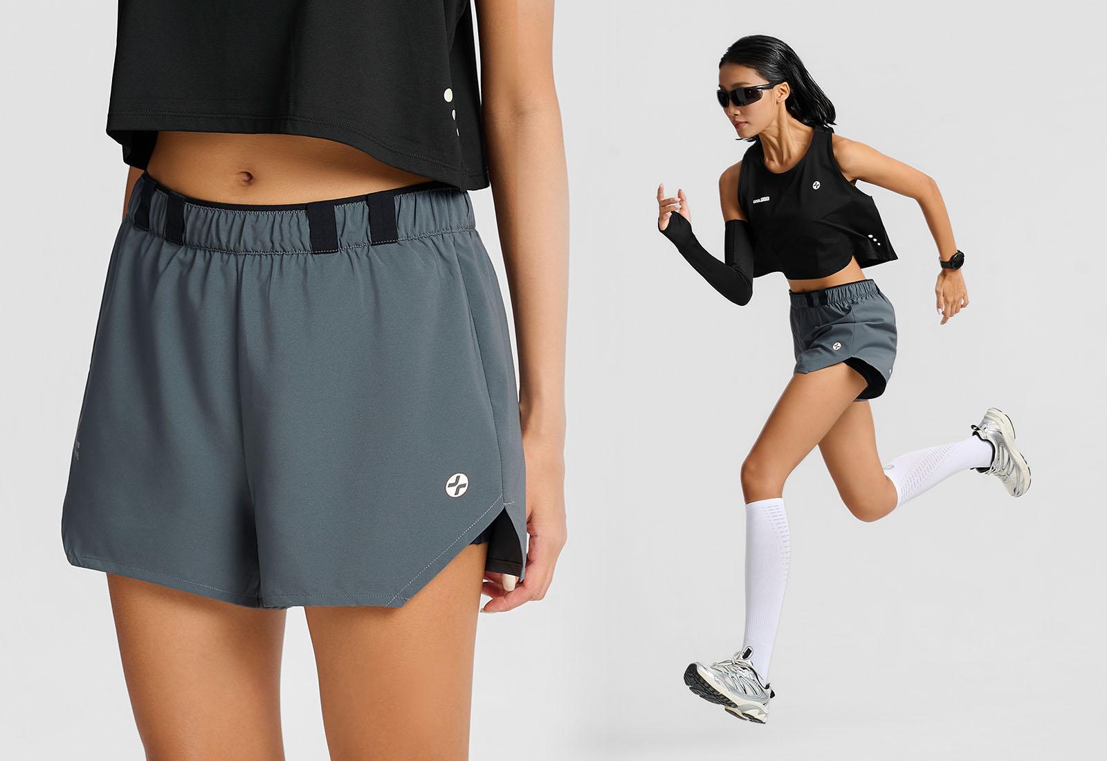 Quần shorts chạy bộ nữ 2 lớp 3IN 360Reflect™ "Run Safe In The Dark"