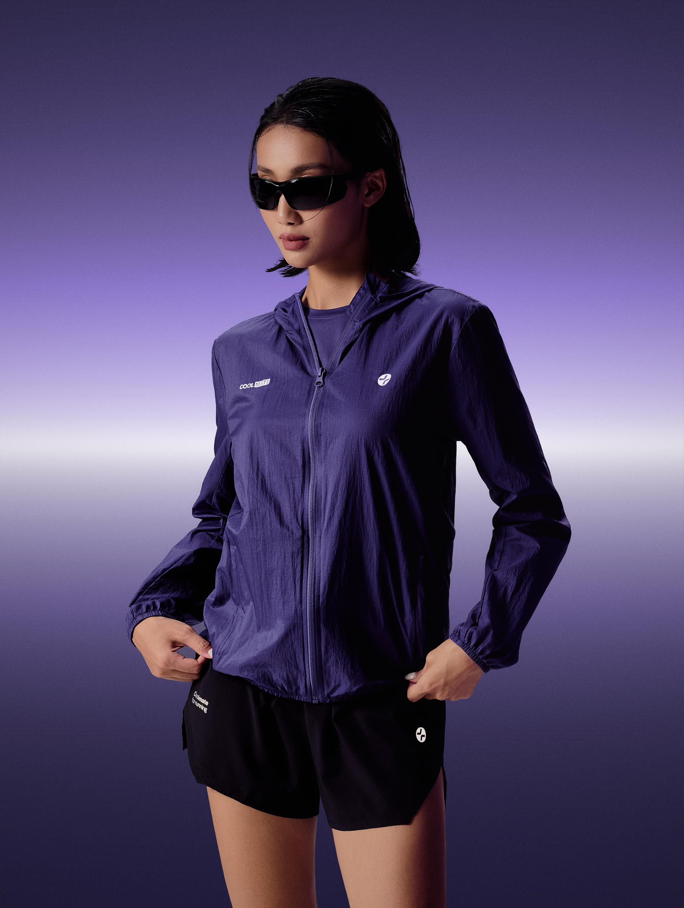 "Run Safe In The Dark" Áo khoác chạy bộ nữ 360Reflect™ - undefined